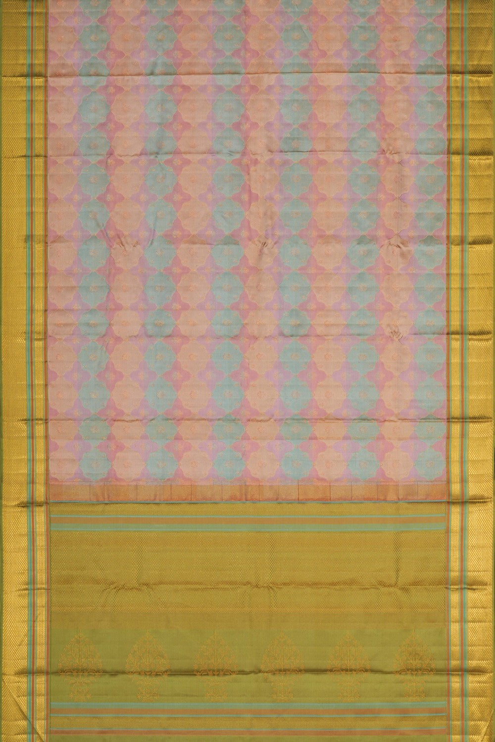Image of Multi-Colour Arani Silk Saree