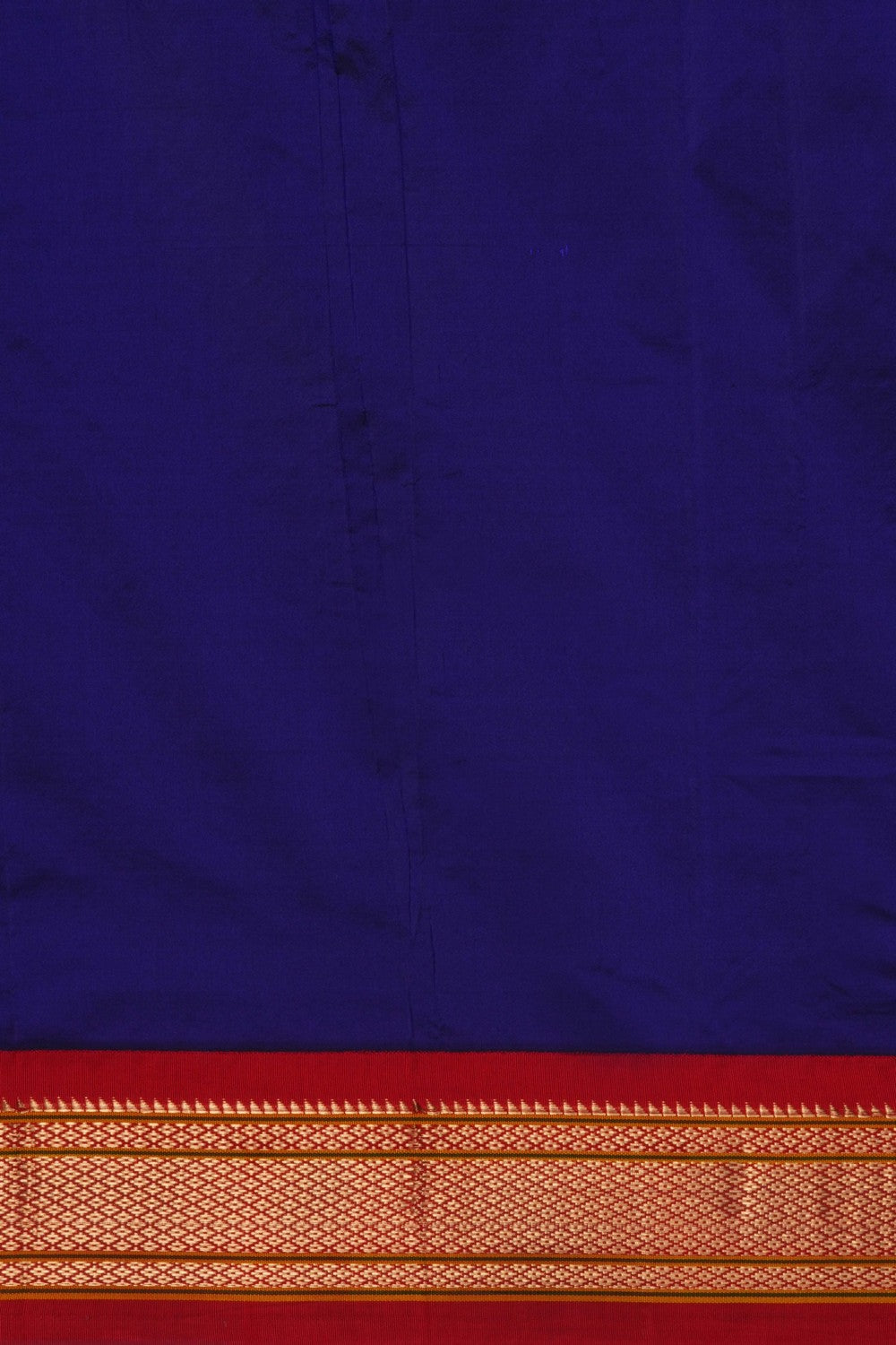 Image of Indigo Blue Paithani Silk Saree