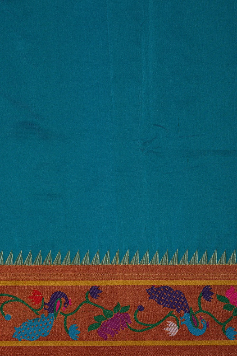 Image of Blue Paithani Silk Saree