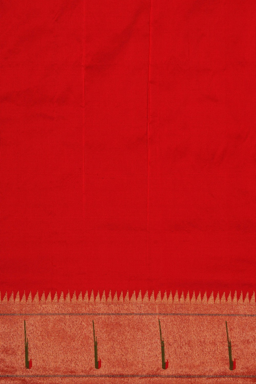 Image of Red Paithani Silk Saree
