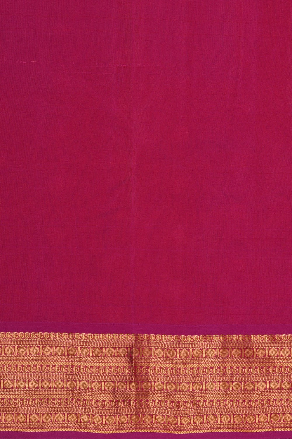 Image of Orange South Silk Saree