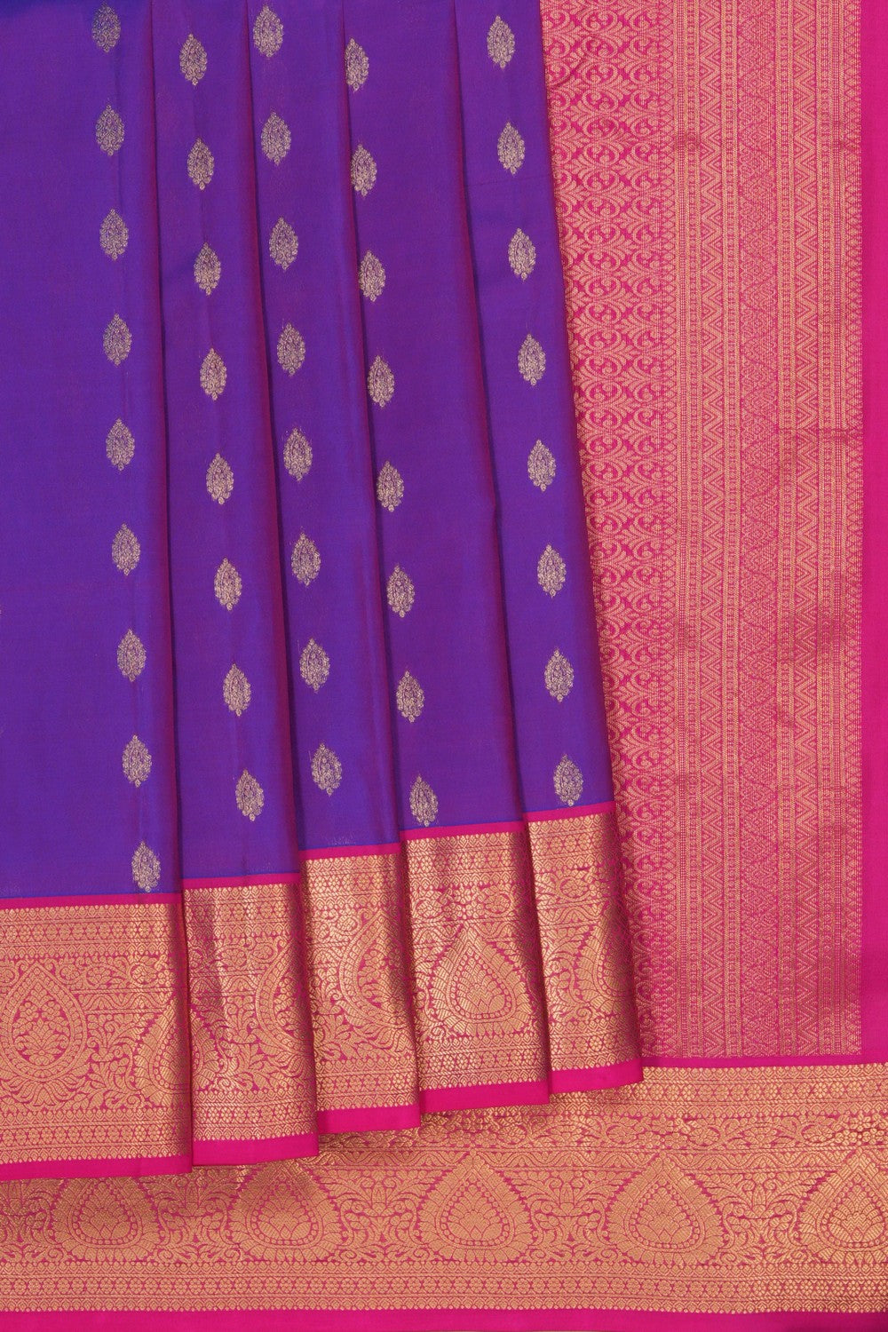 Image of Purple South Silk Saree