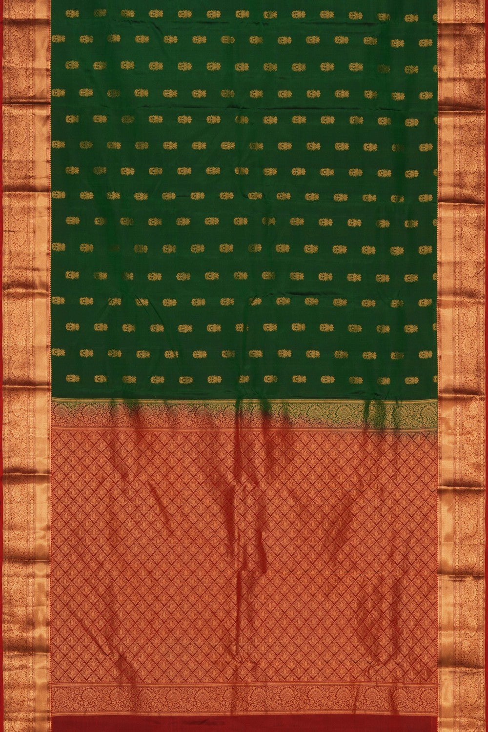 Image of Green South Silk Saree