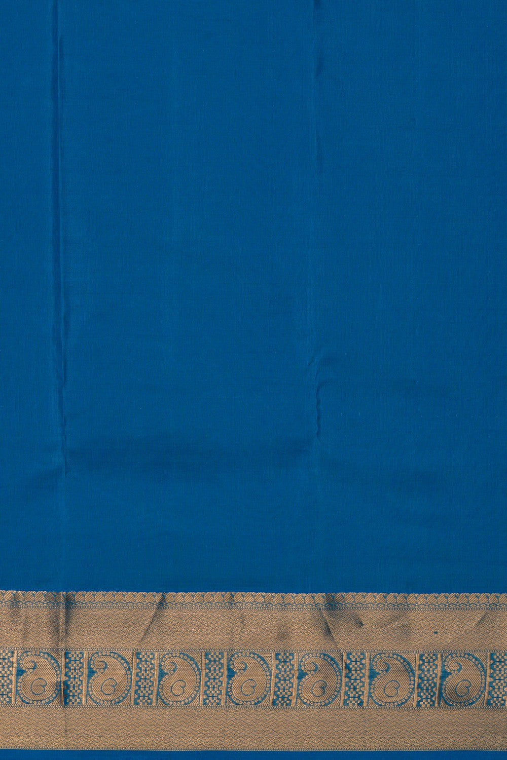 Image of Sea-Blue South Silk Saree