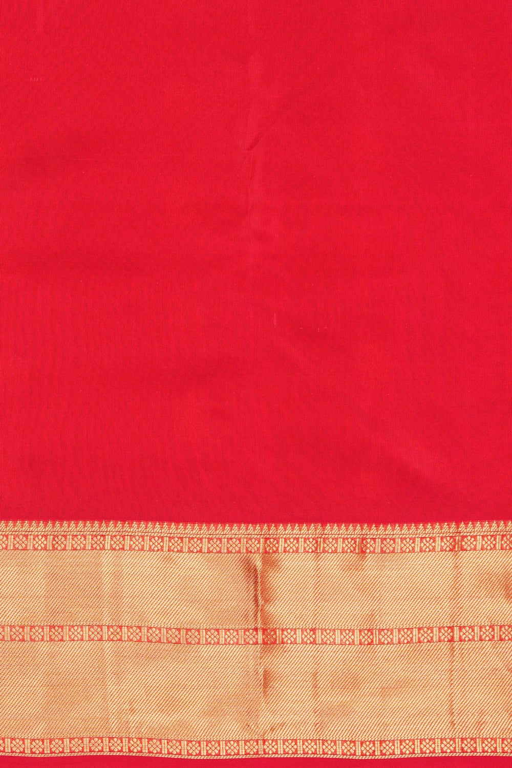 Image of Orange South Silk Saree