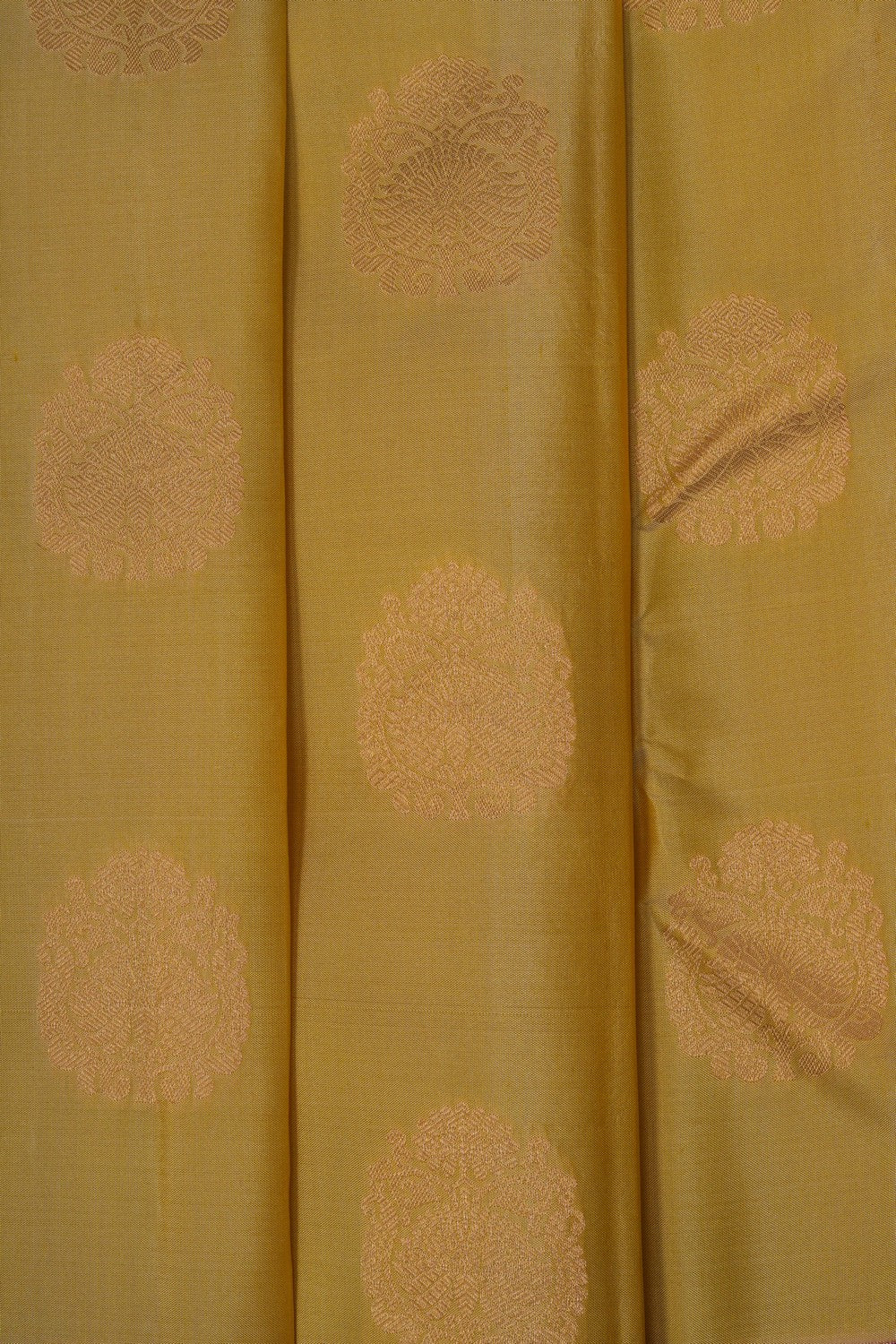 Image of An Ivory Beige South Silk Saree
