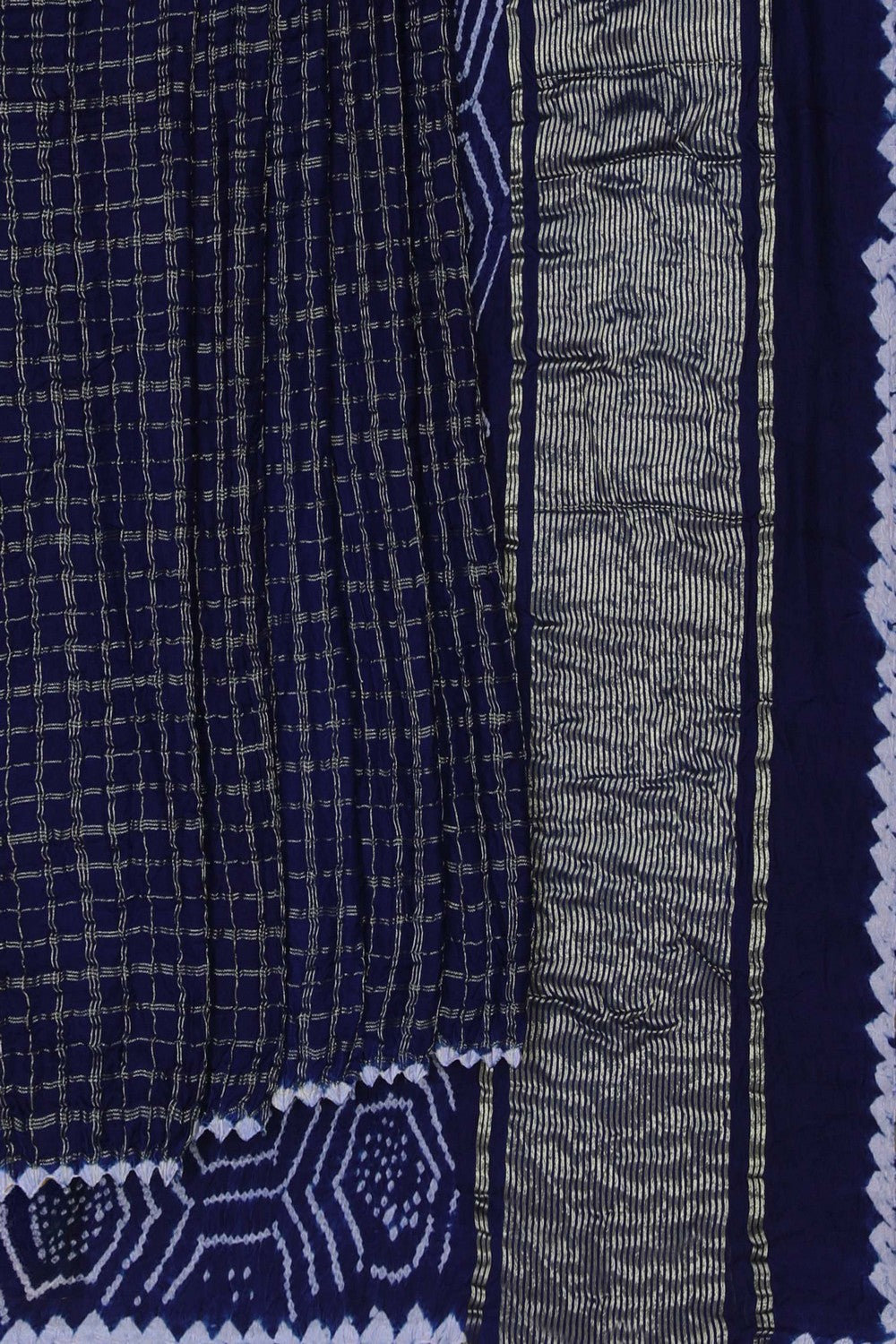 Image of A Purple Bandhani Saree