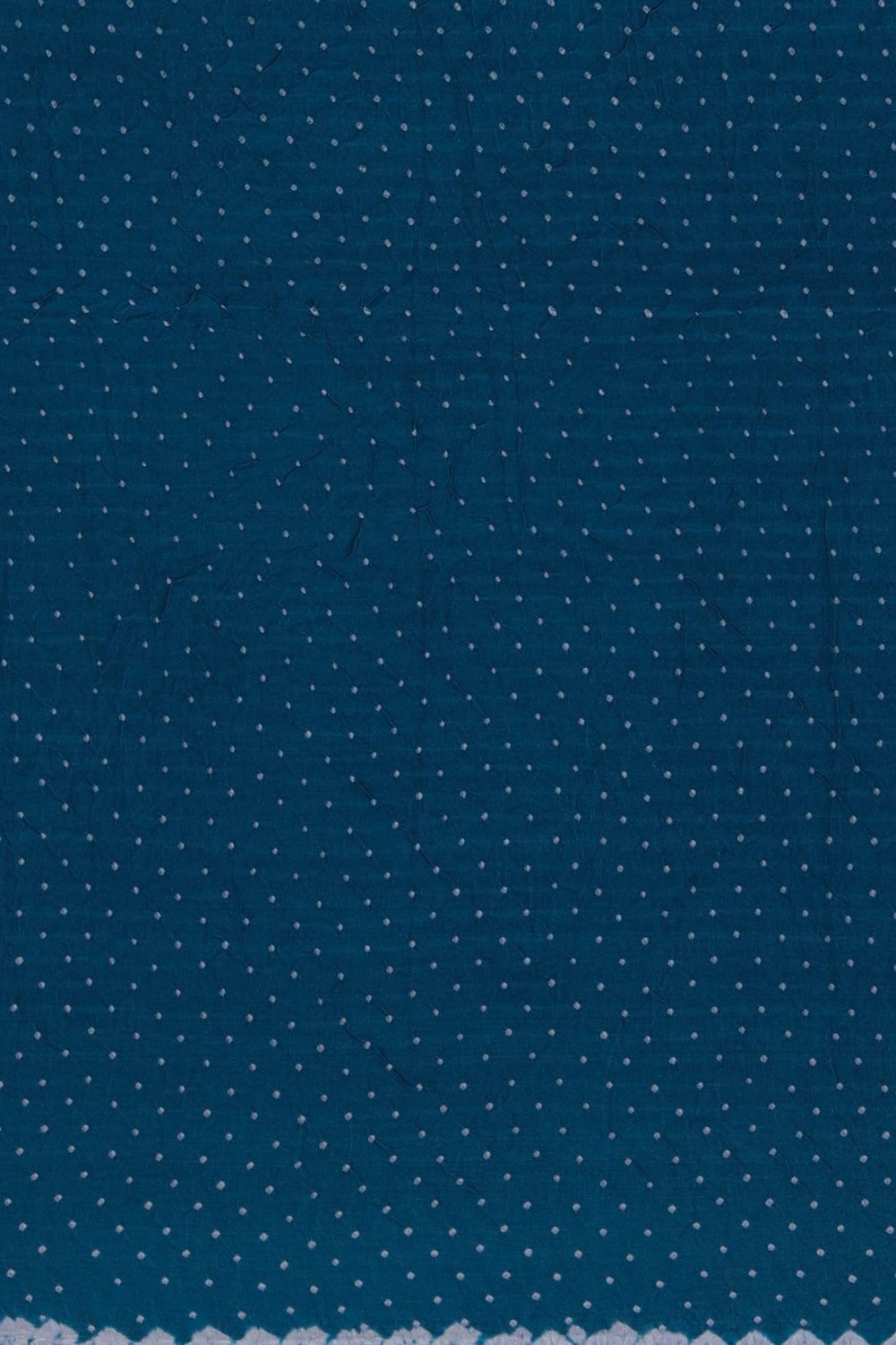Image of A Blue Bandhani Saree