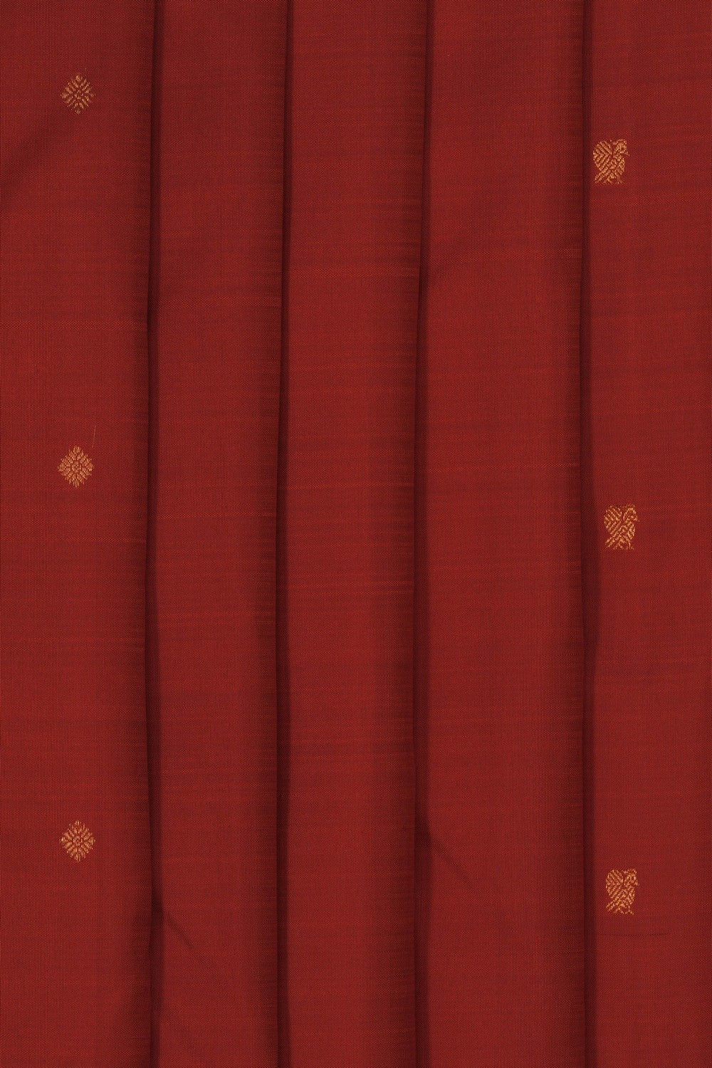 Image of A Rust-Orange Arani Silk Saree
