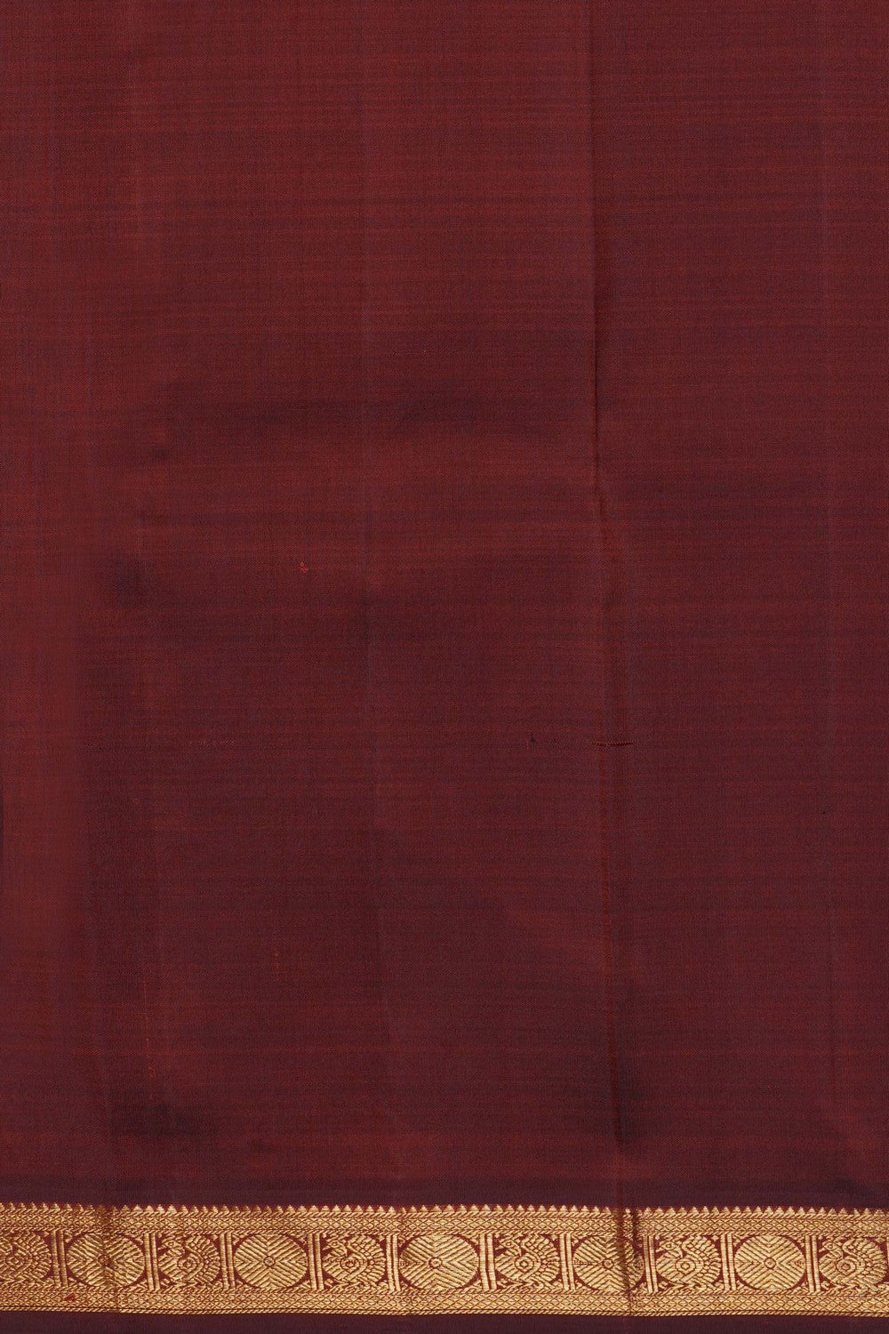 Image of A Rust-Orange Arani Silk Saree