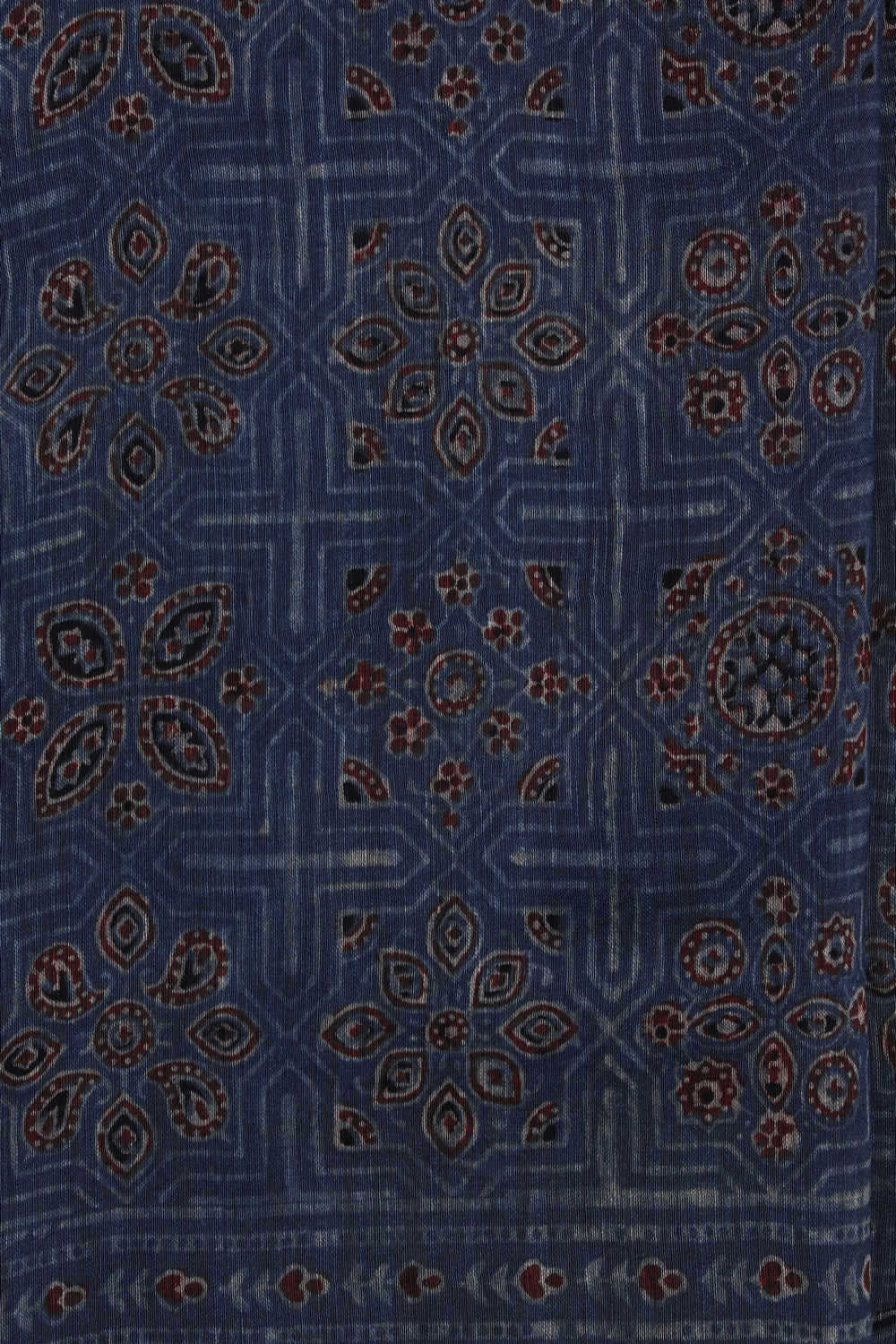 Image of Ajrakh Printed Saree