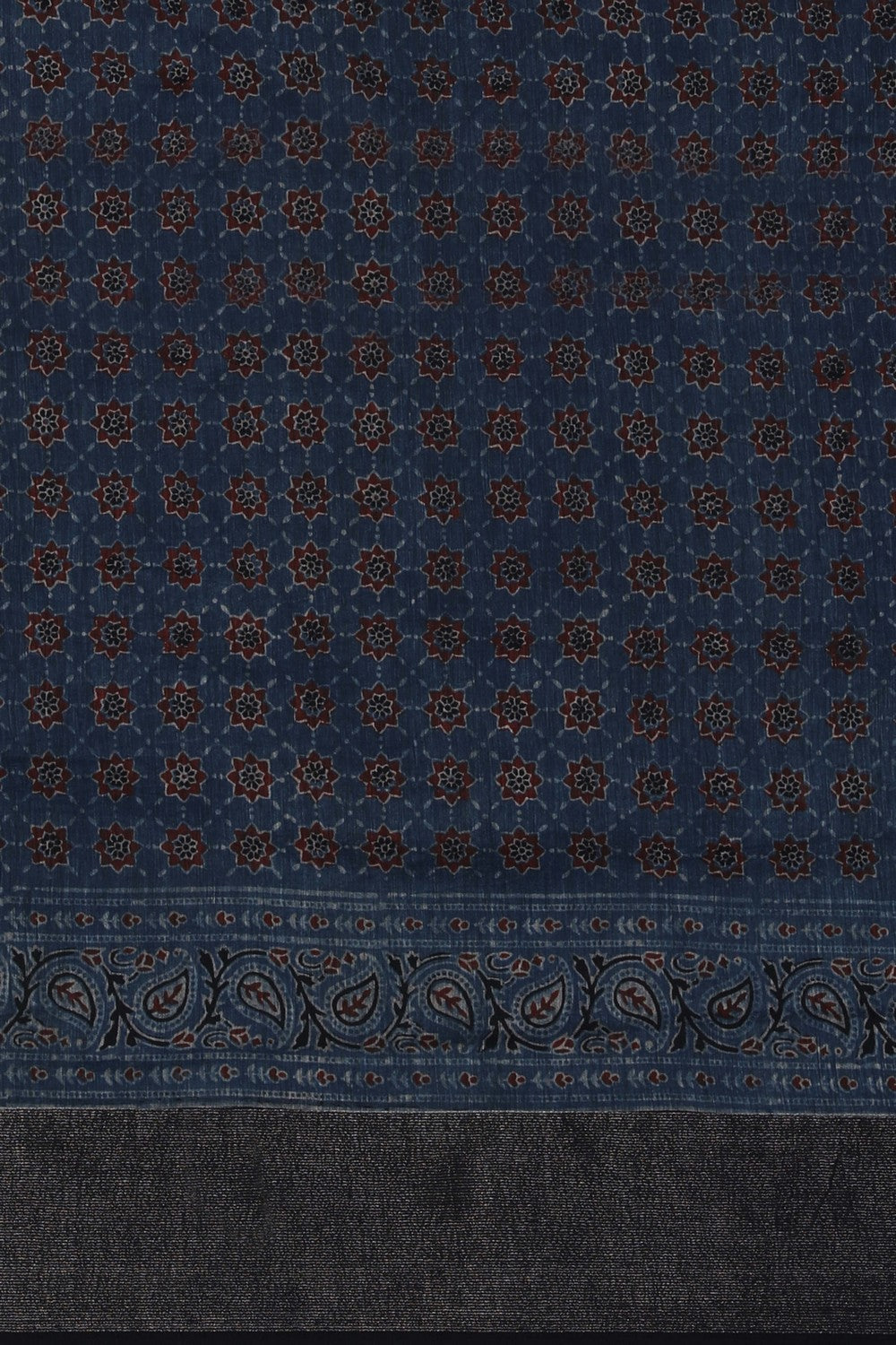 Image of Ajrakh Printed Saree
