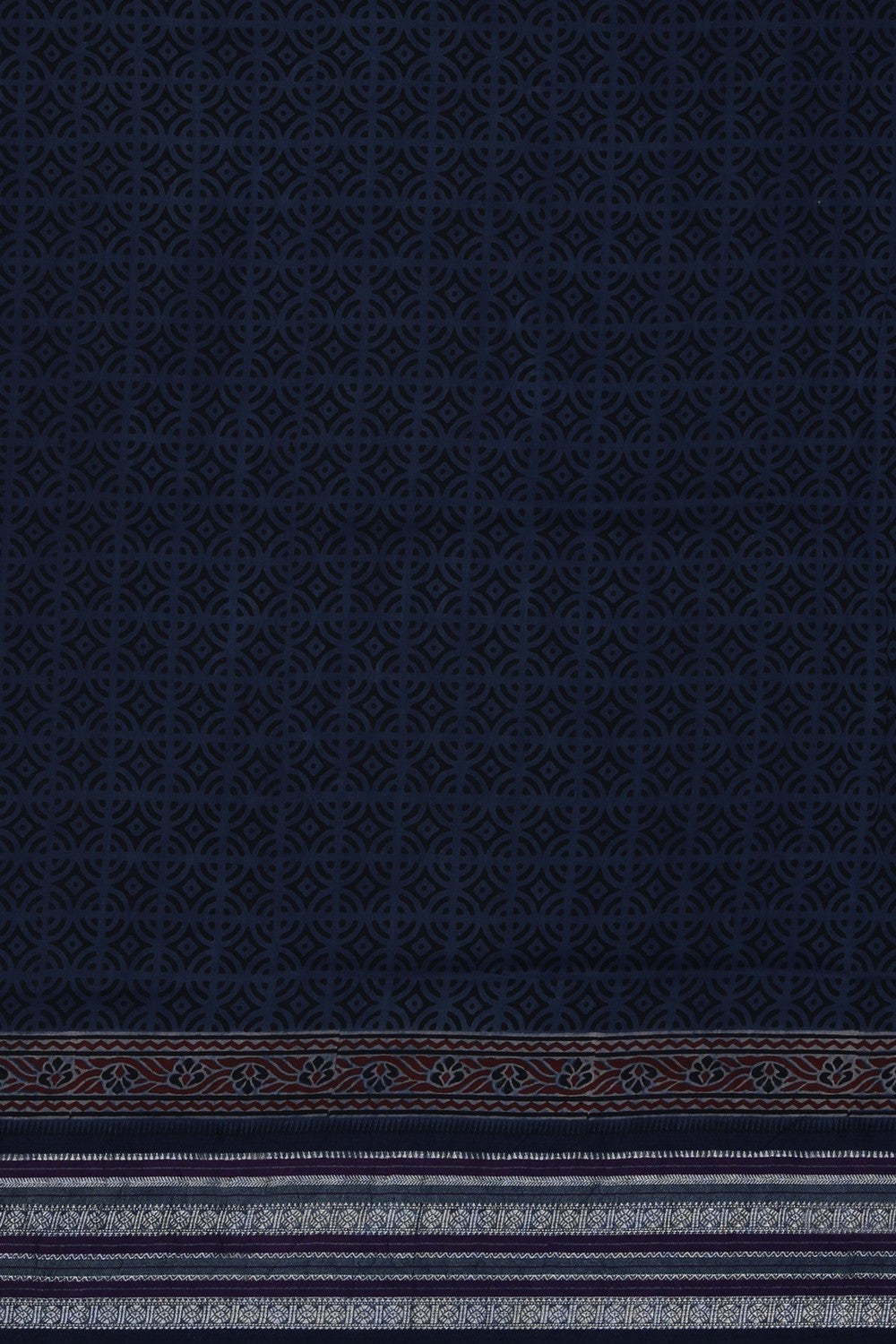 Image of Ajrakh Printed Saree