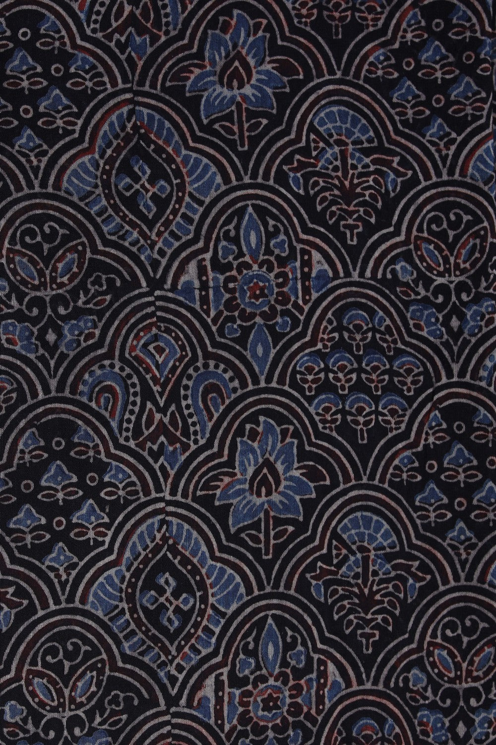 Image of Ajrakh Printed Saree