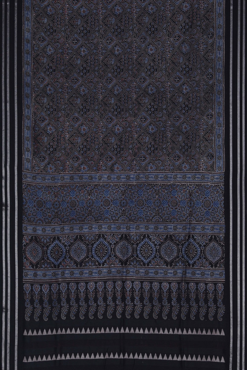Image of Ajrakh Printed Saree