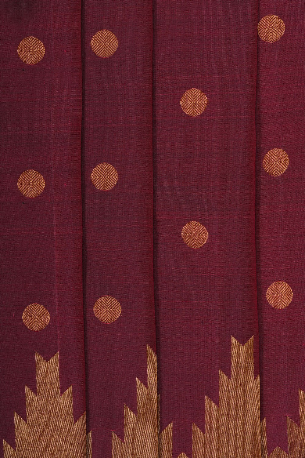 Image of Maroon Arani Silk Saree