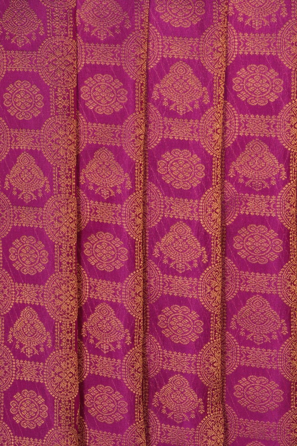 Image of Magenta Pink Kanchipattu Brocade Saree