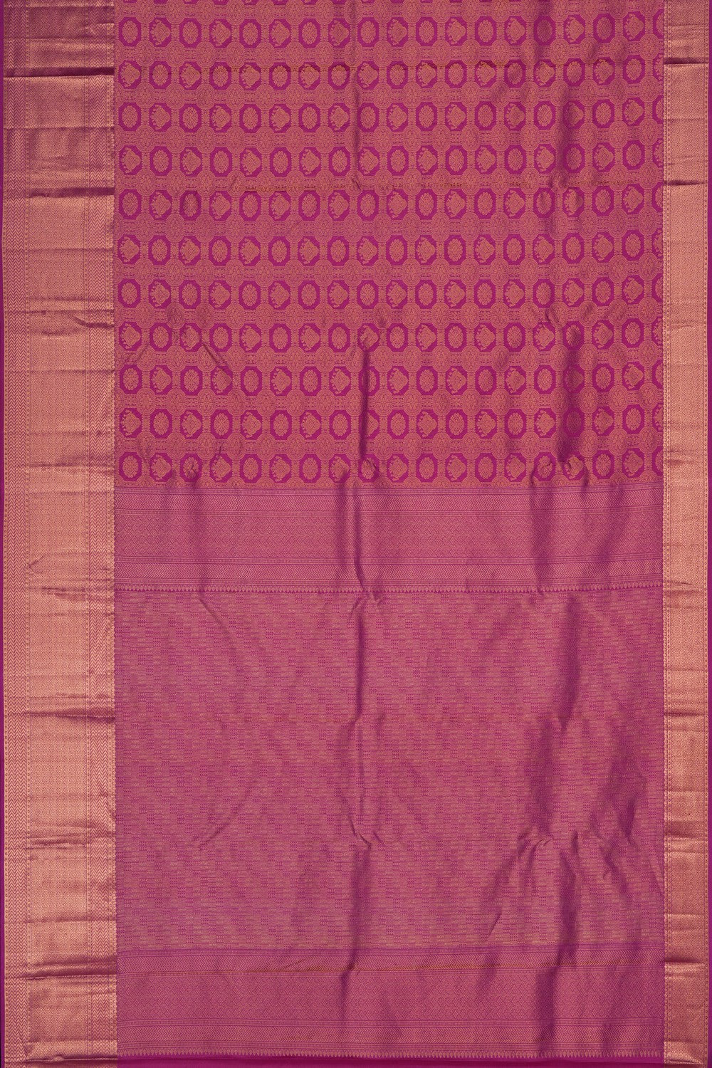 Image of Magenta Pink Kanchipattu Brocade Saree