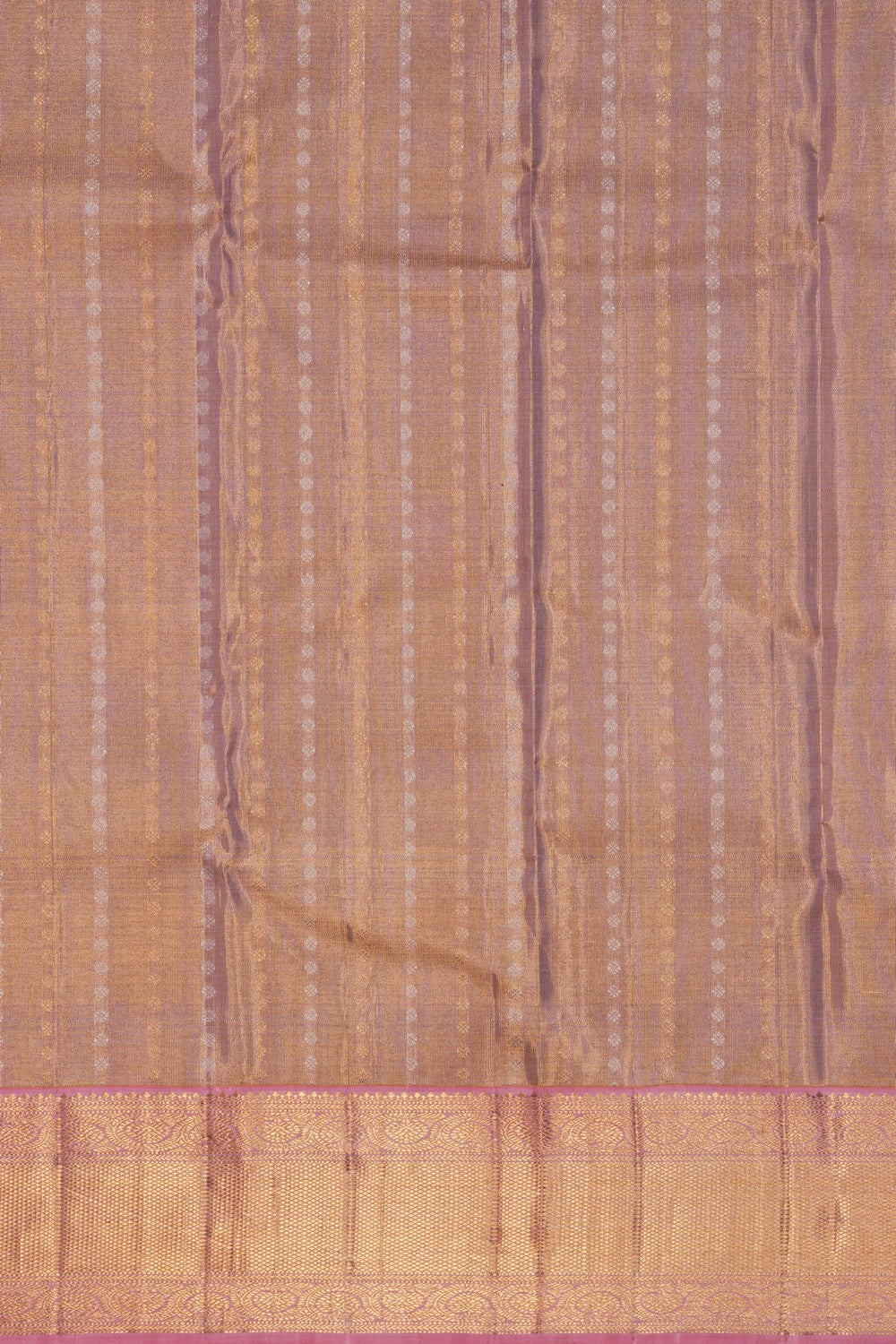 Image of Gold Tissue Brocade Arani Silk Saree
