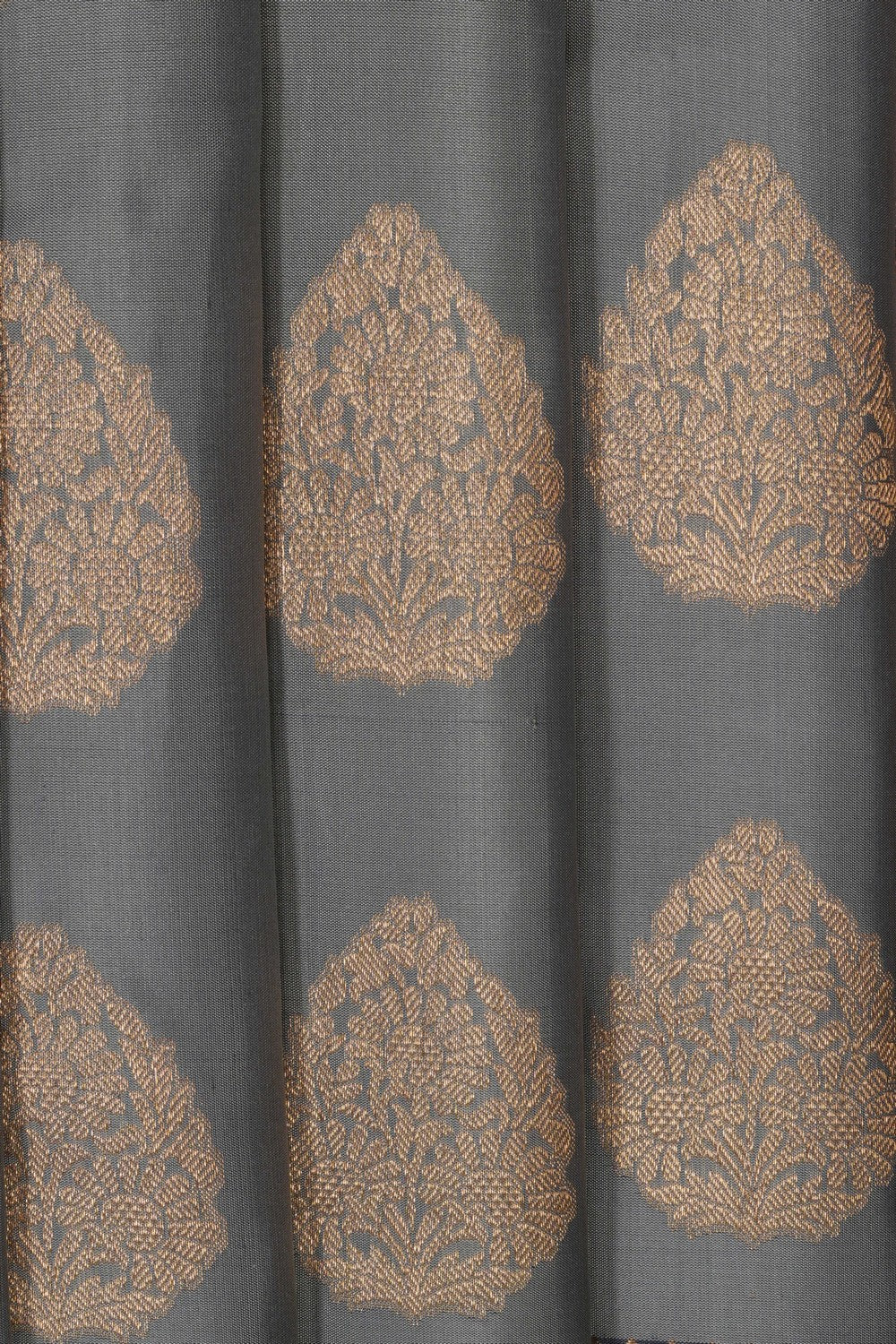 Image of South Silk Light-Grey Saree