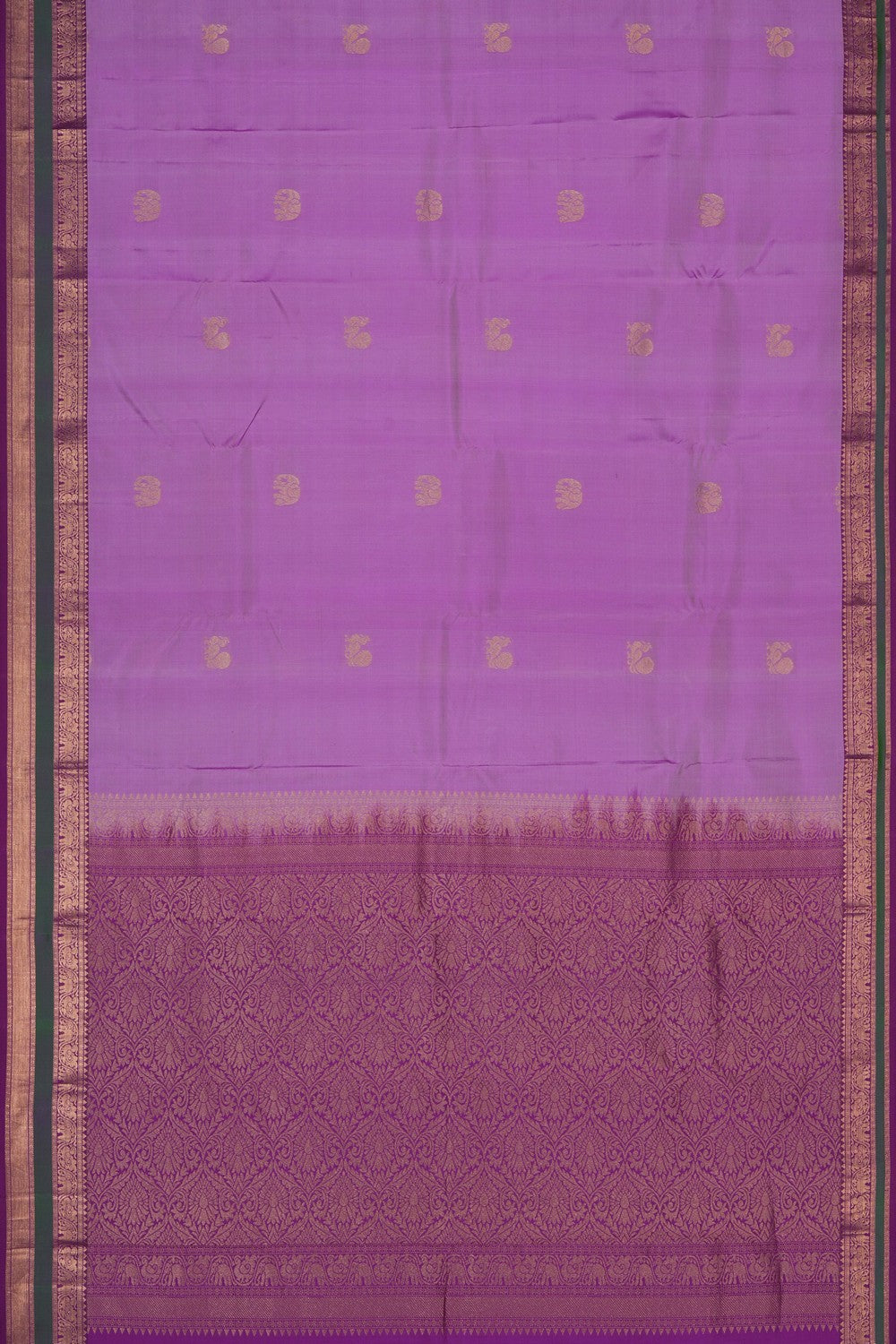 Image of South Silk Purple Saree