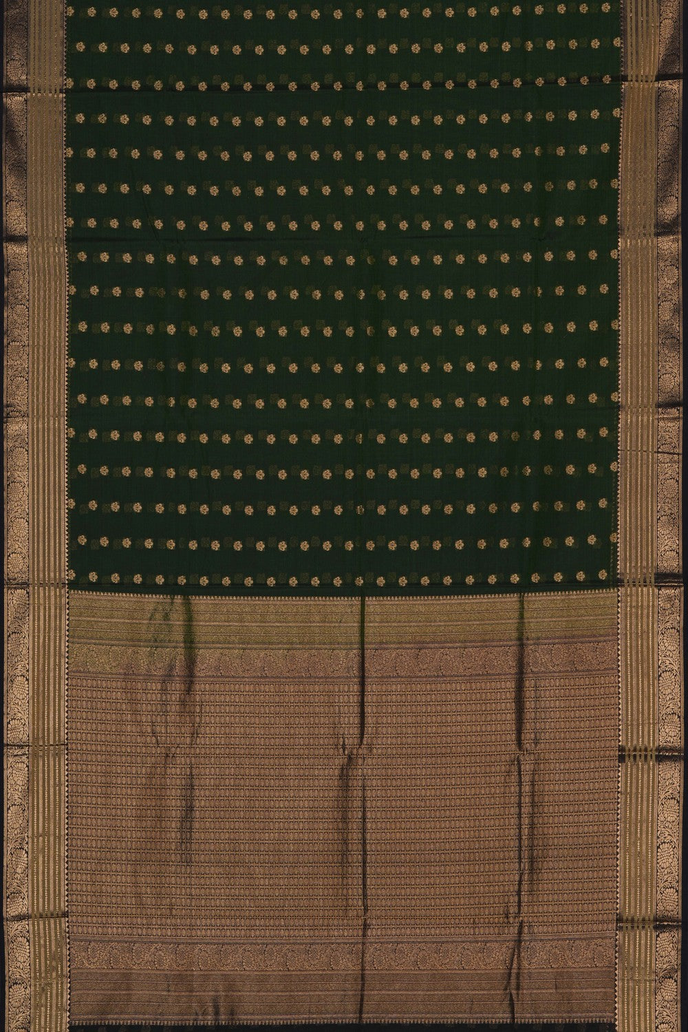 Image of Green South Silk Cotton Saree