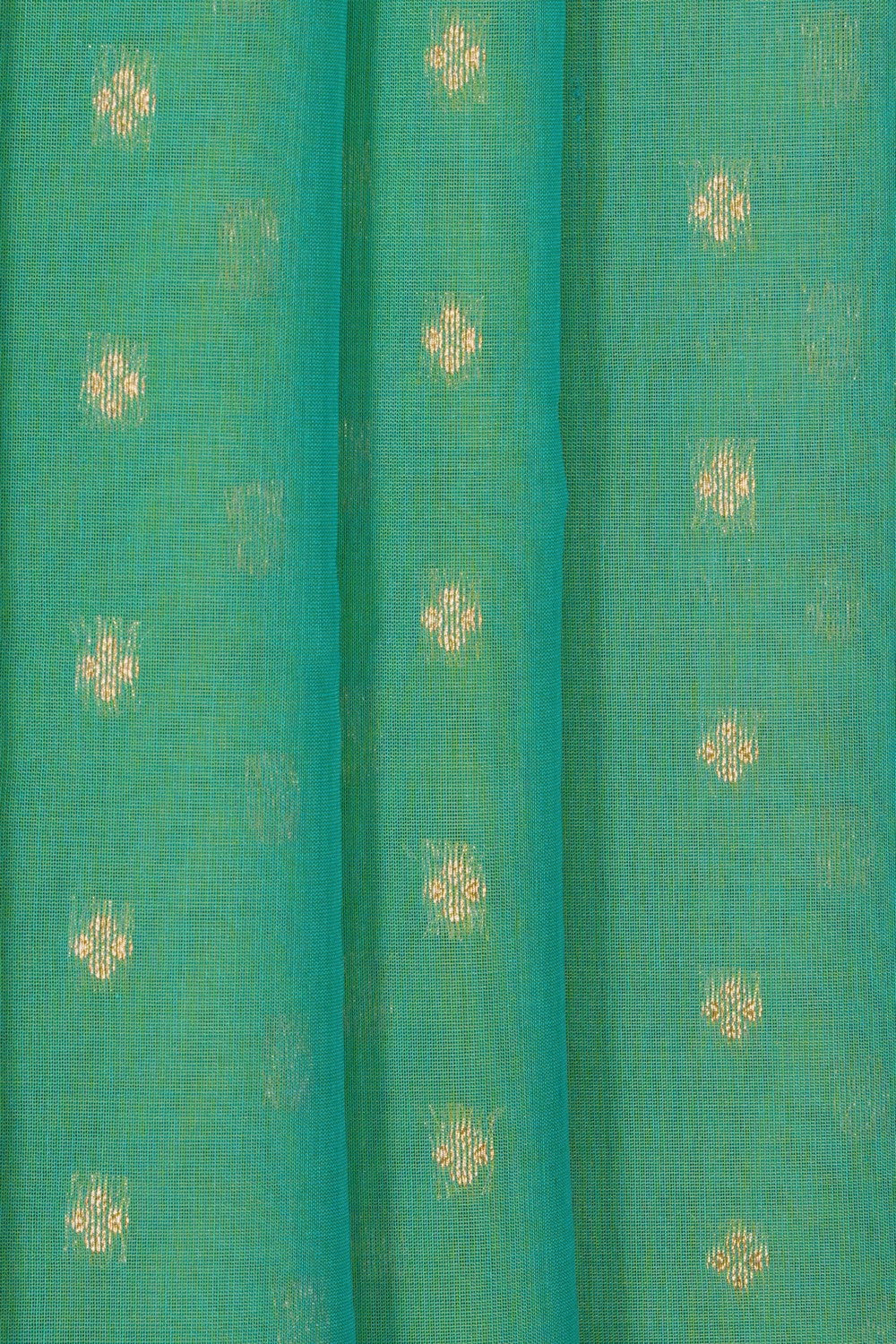 Image of Sea Green South Silk Cotton Saree