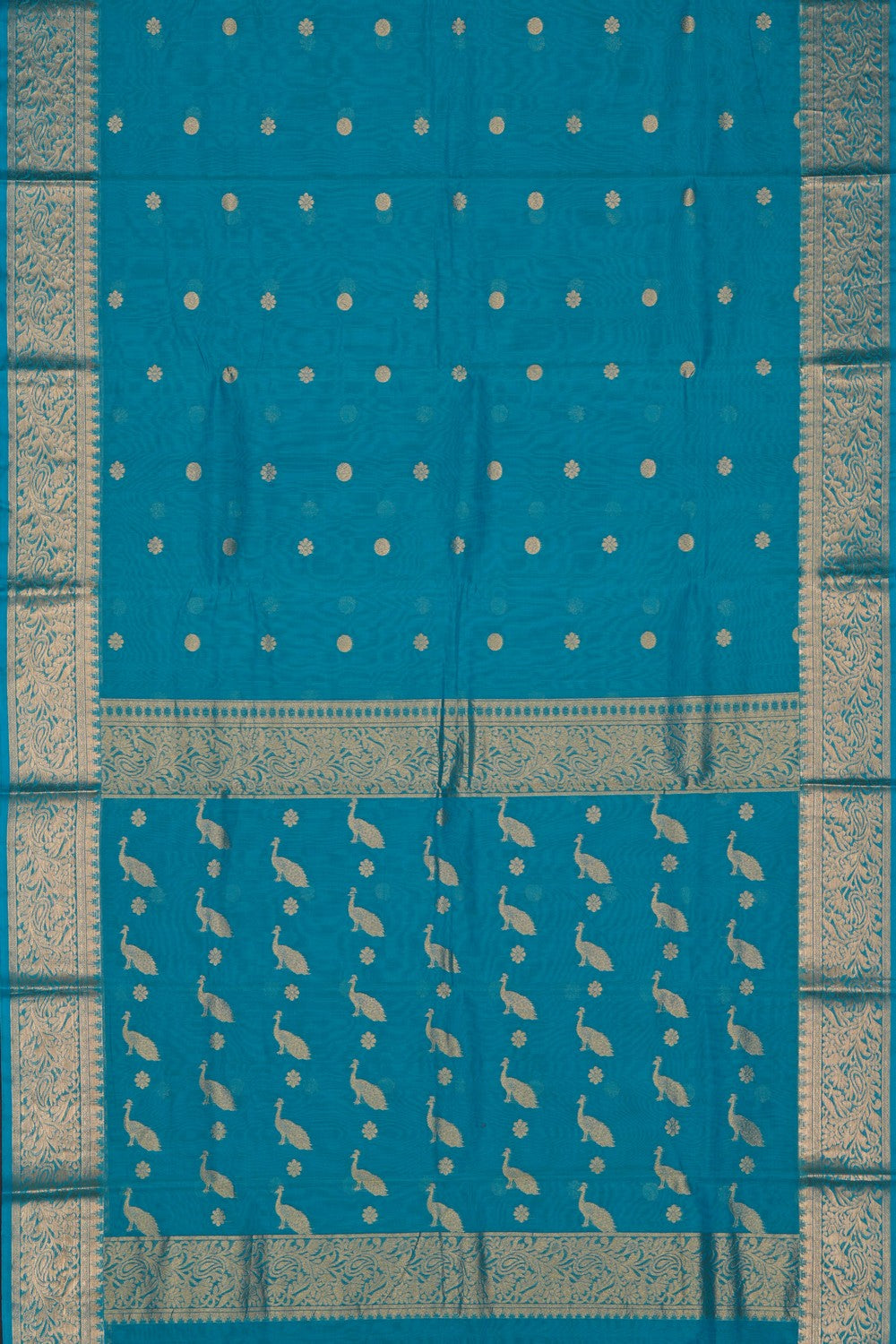 Image of Blue South Silk Cotton Saree