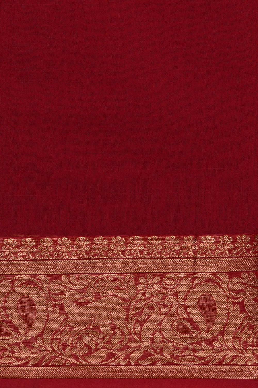 Image of Red South Silk Cotton Saree