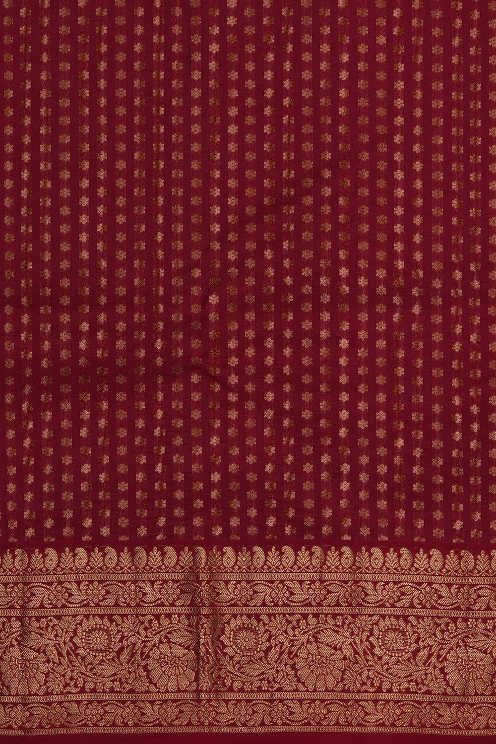 Image of Orange South Silk Cotton Saree