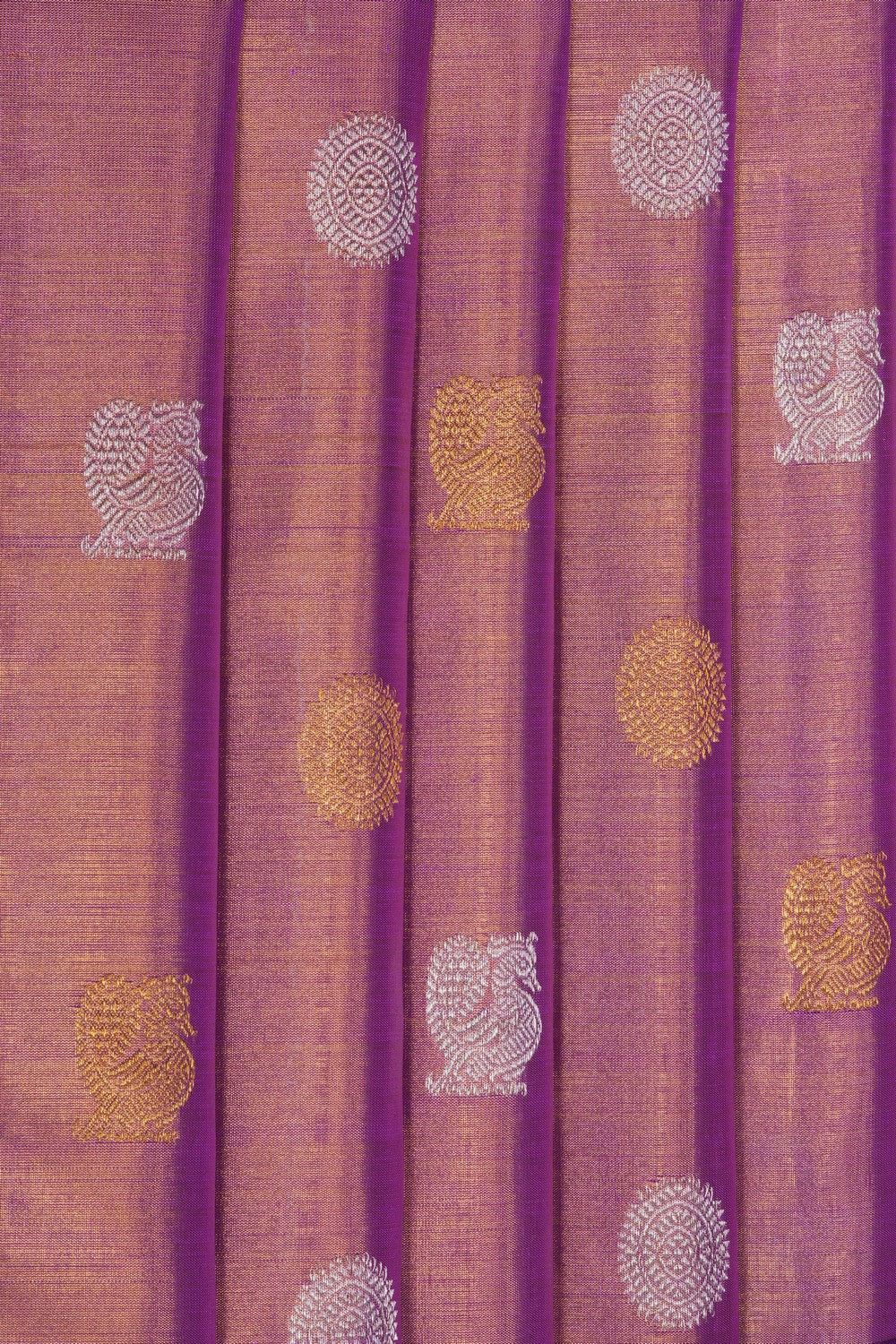 Image of Purple South Silk Saree