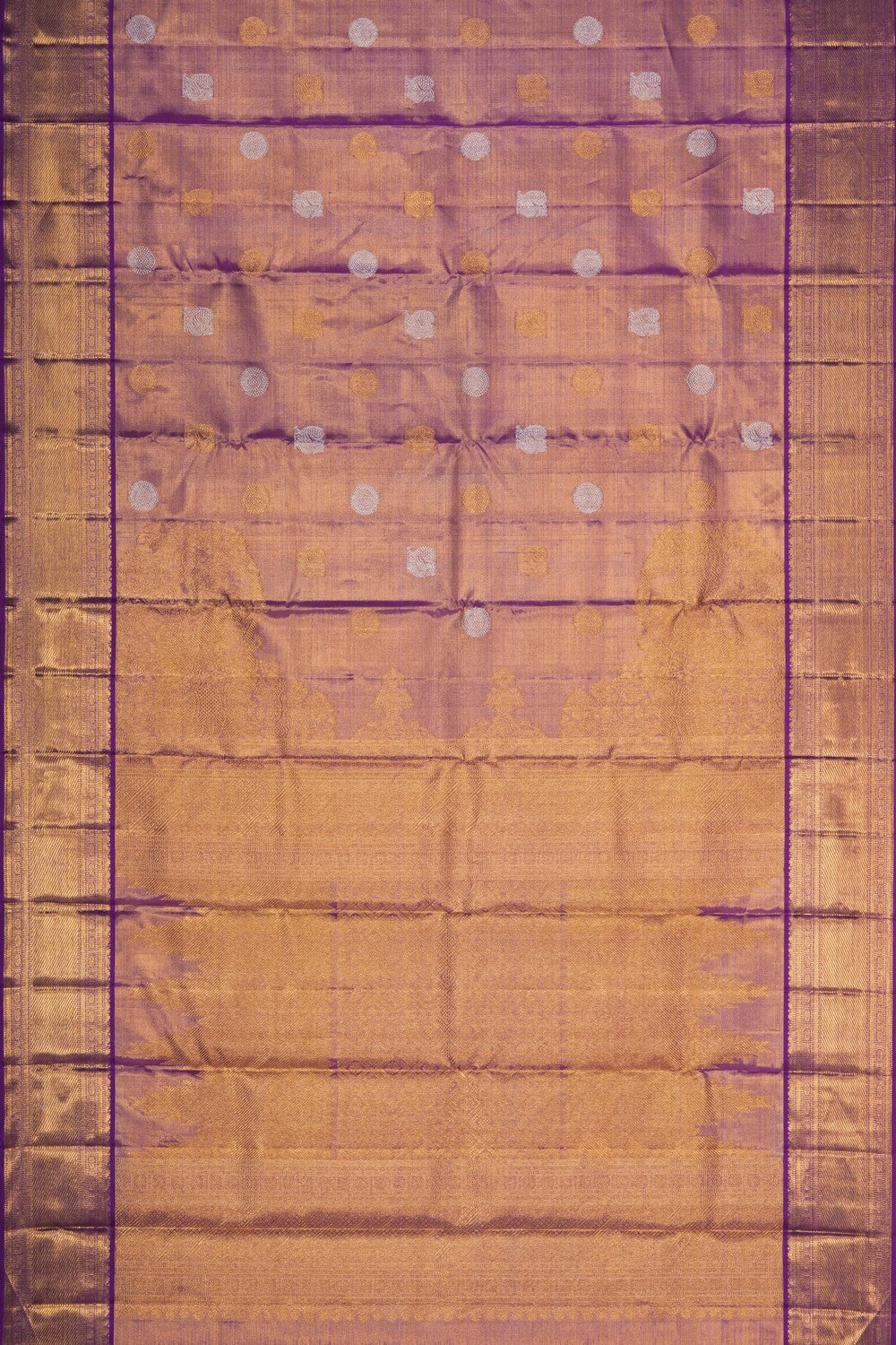 Image of Purple South Silk Saree