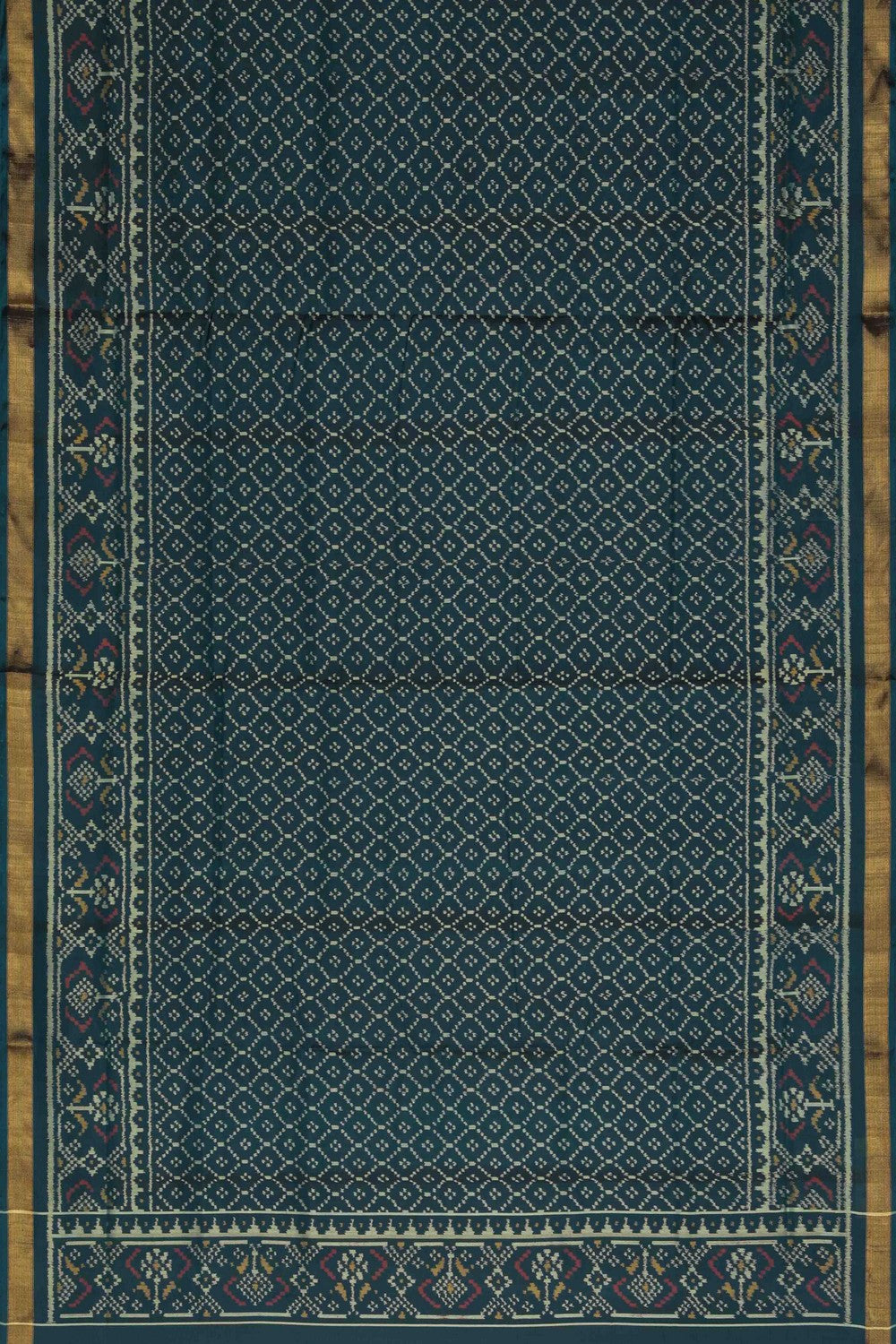 Image of Rajkot Patola Silk Unstitched Suit With Dupatta (3 Pcs Set)
