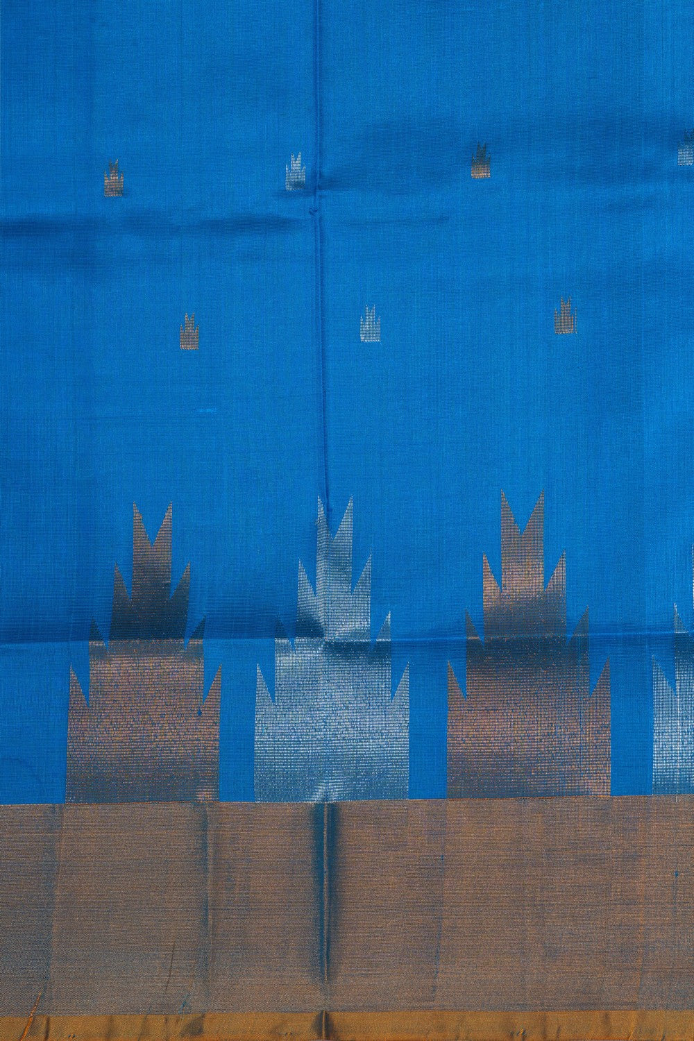 Image of Uppada Silk Blue Saree
