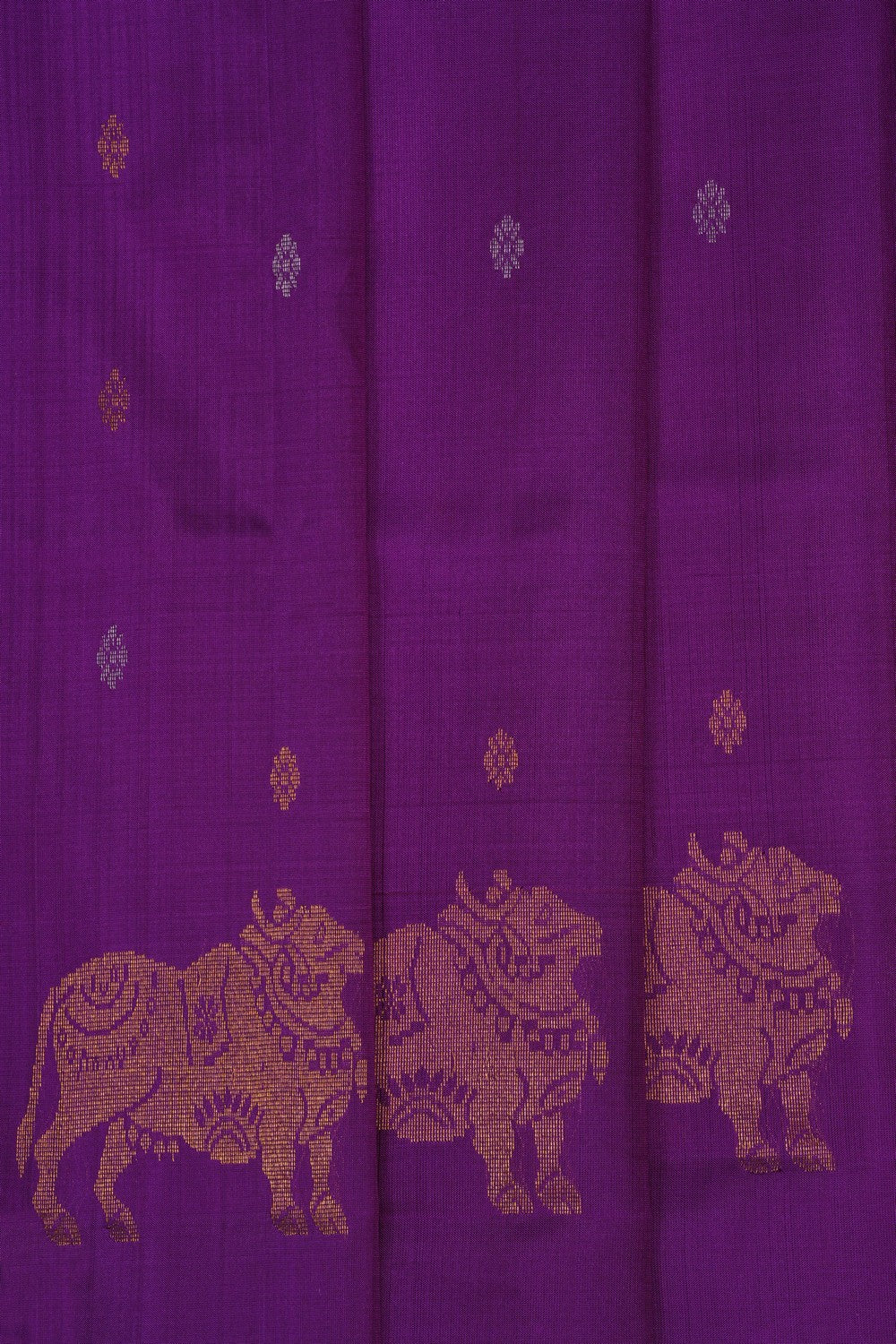 Image of Uppada Silk Purple Saree