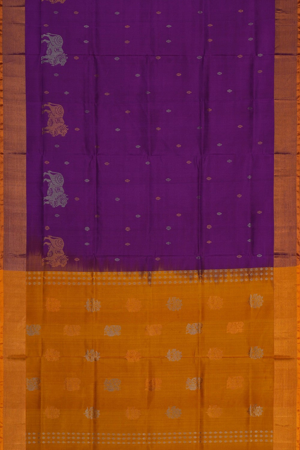 Image of Uppada Silk Purple Saree