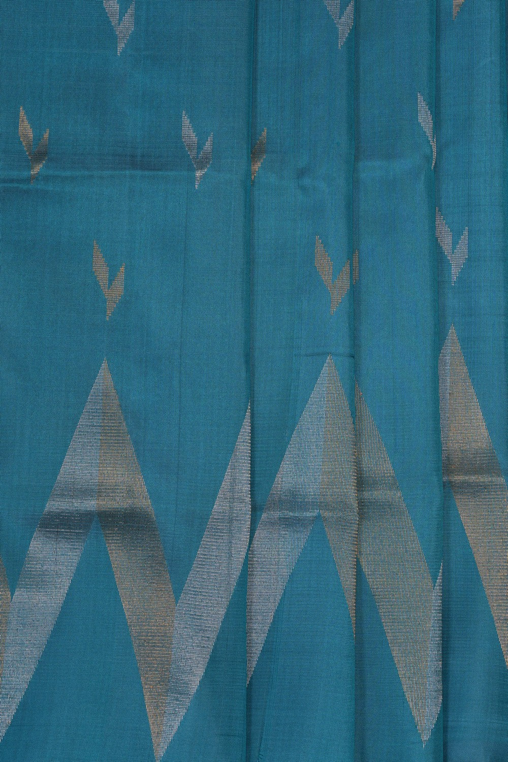 Image of Uppada Silk Blue Saree