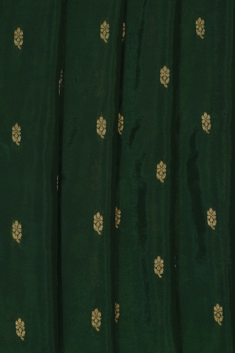 Image of Green Banarasi Silk Saree