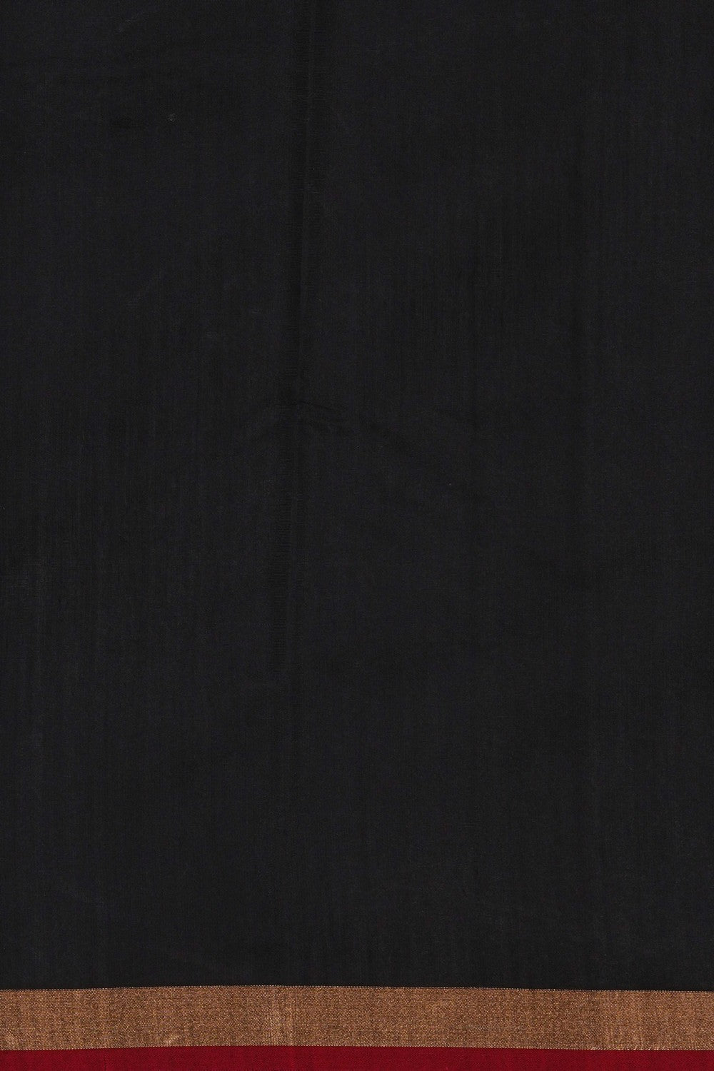 Image of Chanderi Silk Cotton Black Saree