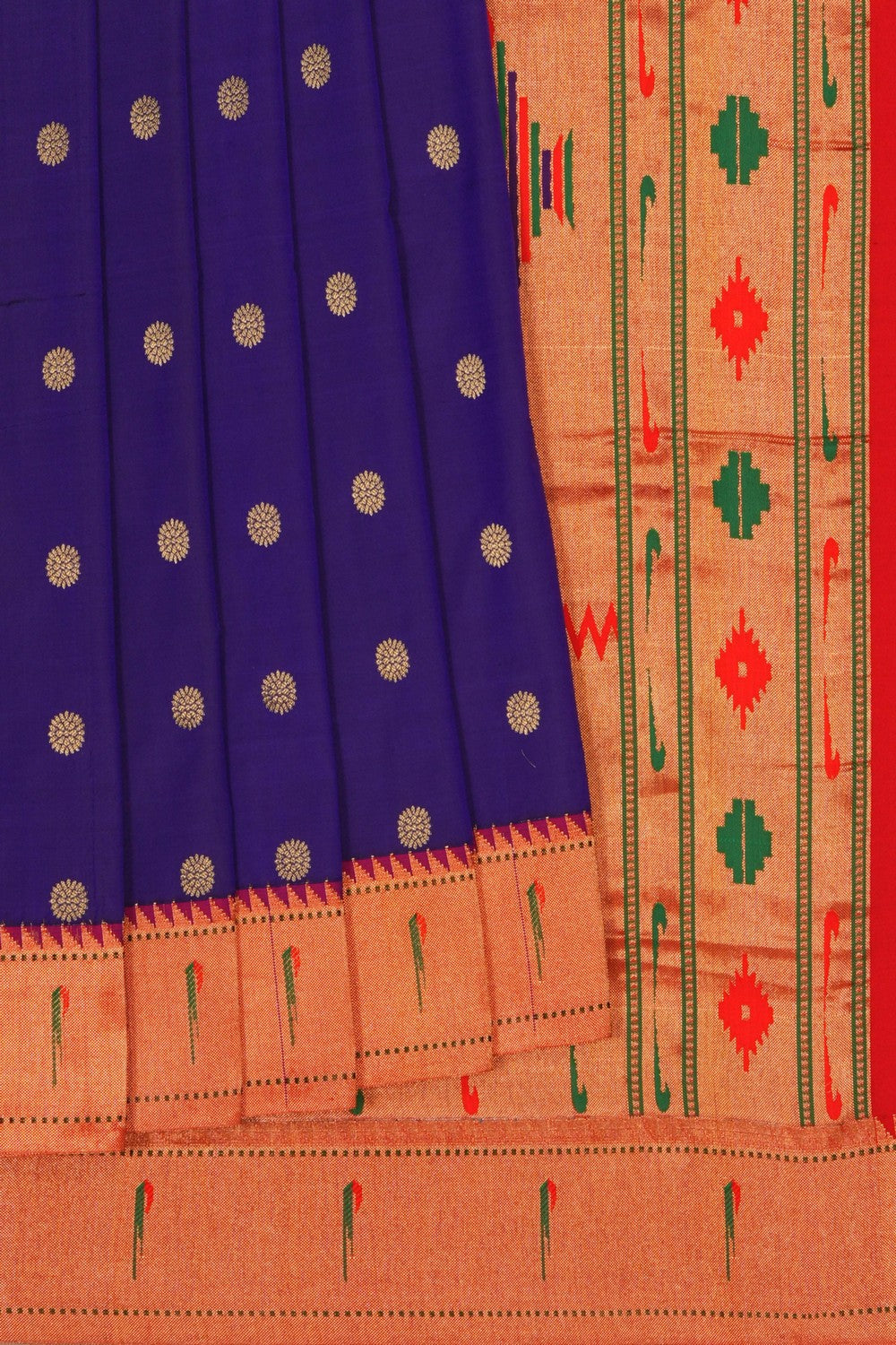 Image of Purple Paithani Silk Saree