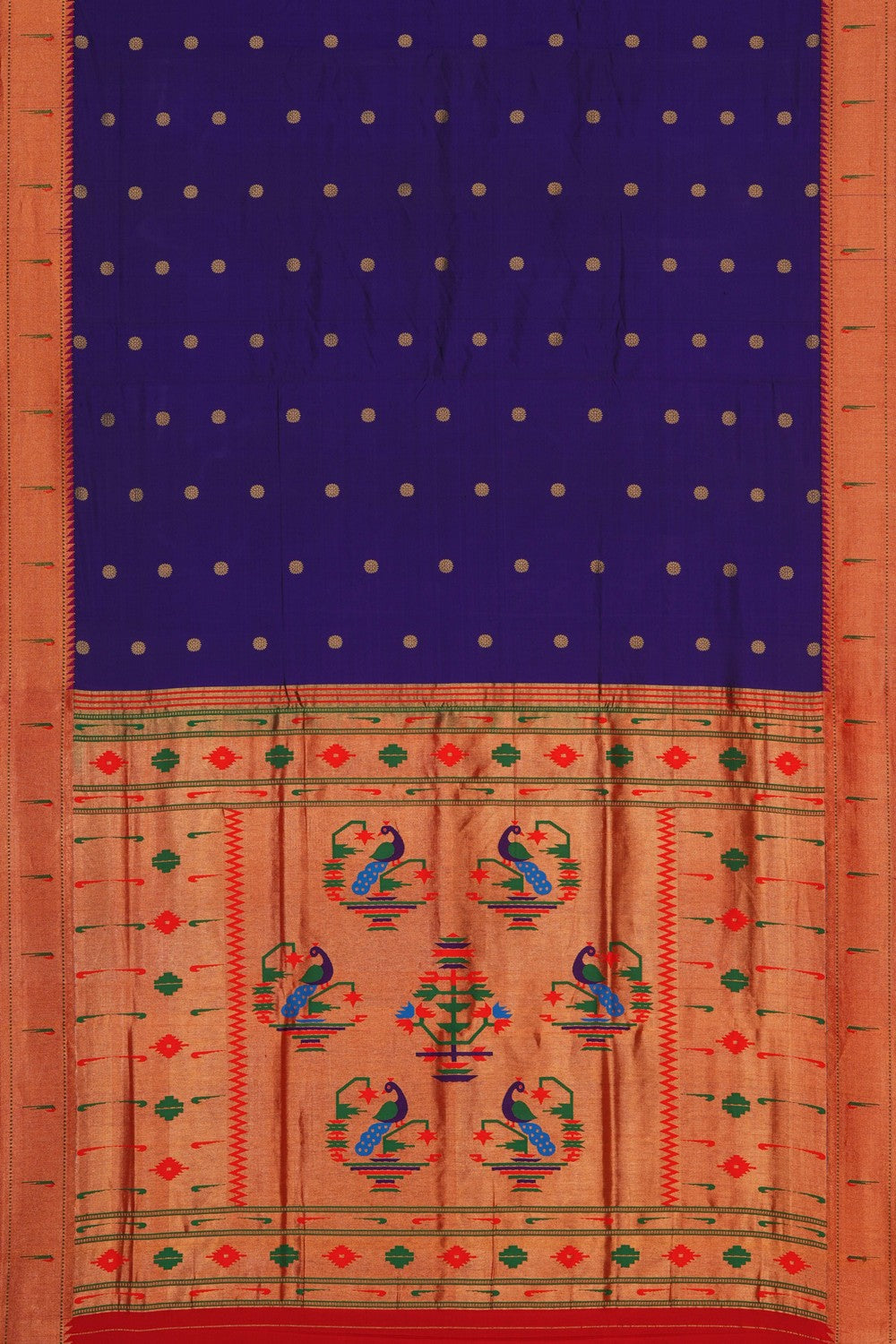 Image of Purple Paithani Silk Saree