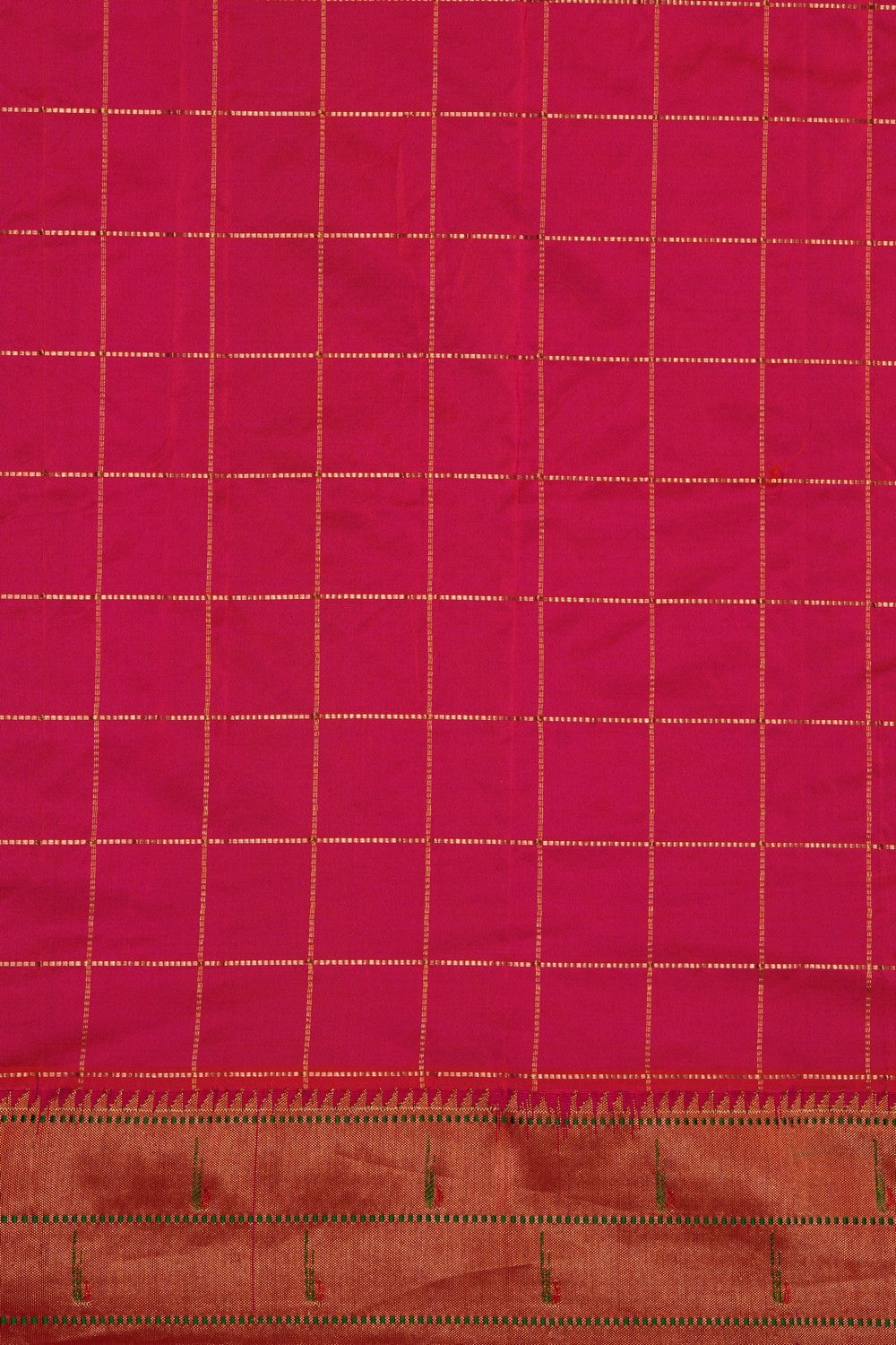 Image of Pink Paithani Silk Saree