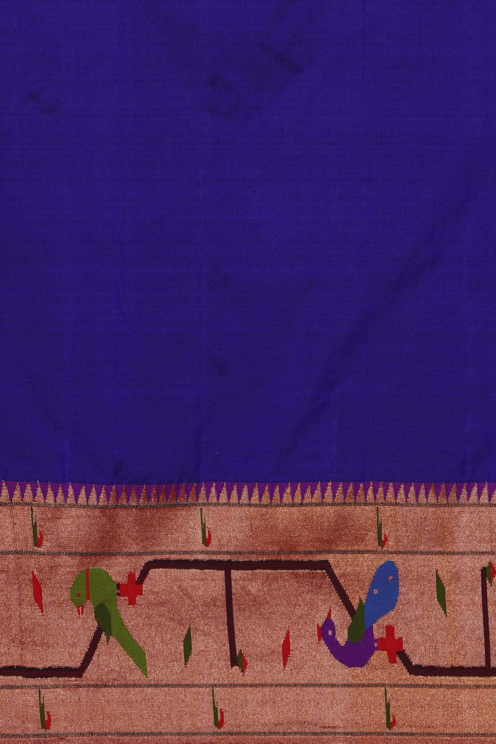 Image of Purple Paithani Silk Saree