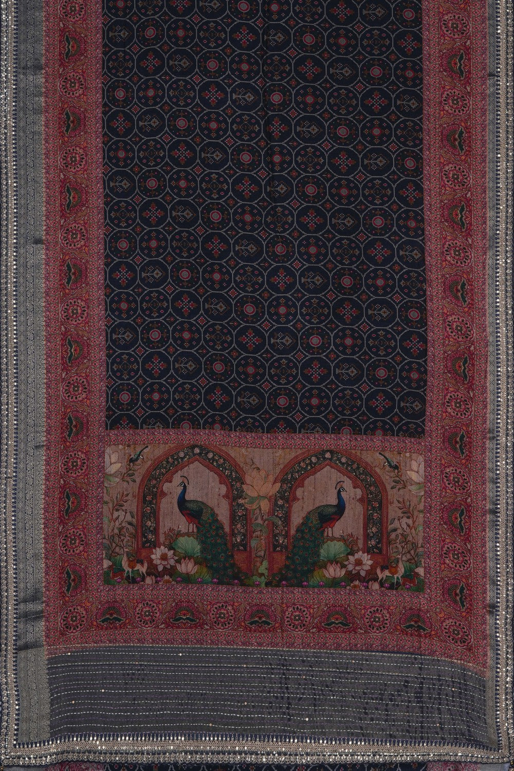 Image of Modern Aesthetic Silk Saree