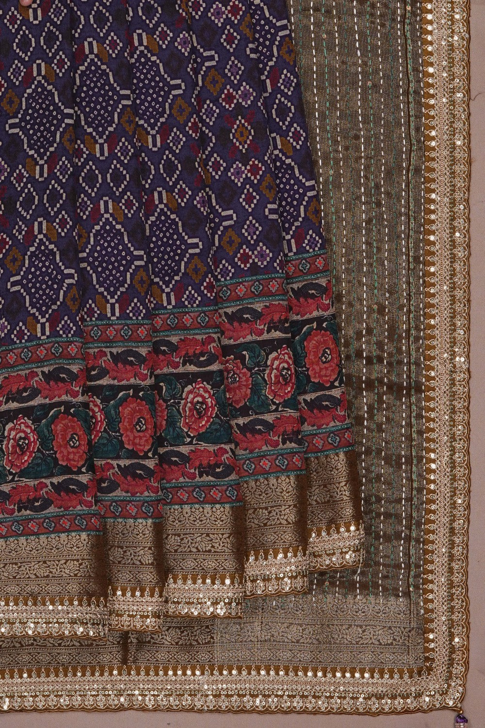 Image of Modern Aesthetic Silk Saree