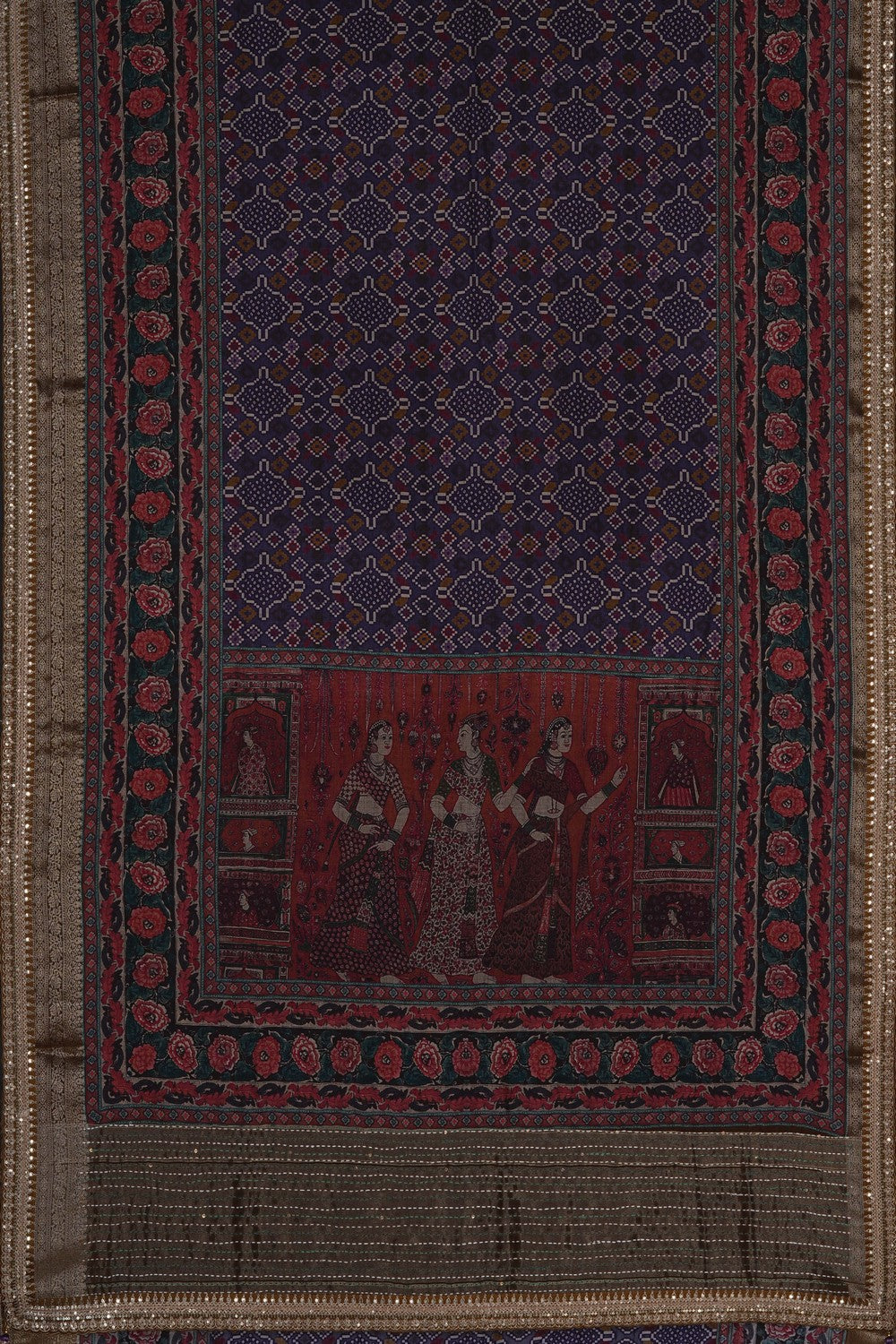 Image of Modern Aesthetic Silk Saree