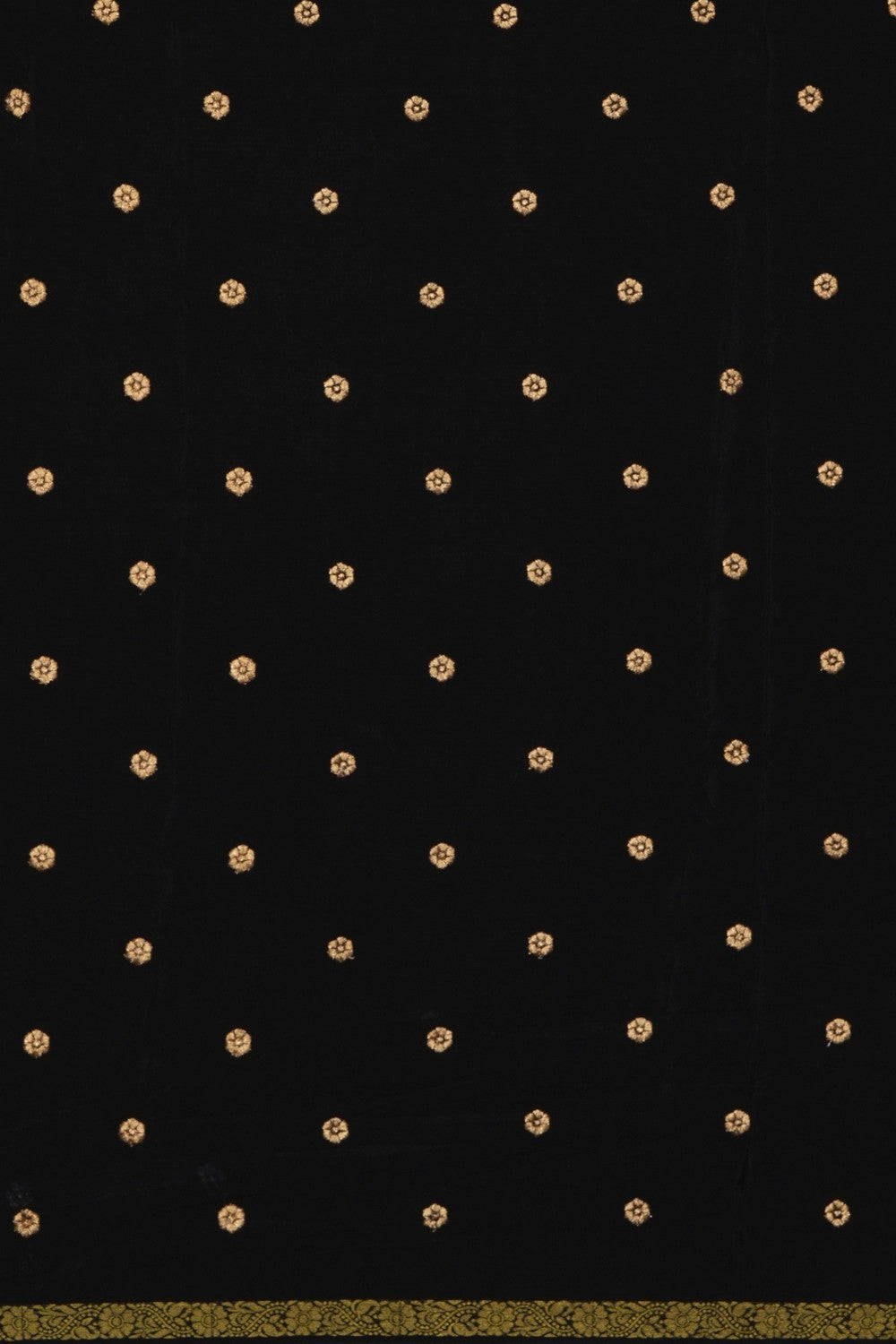 Image of A Black Embroidered Saree