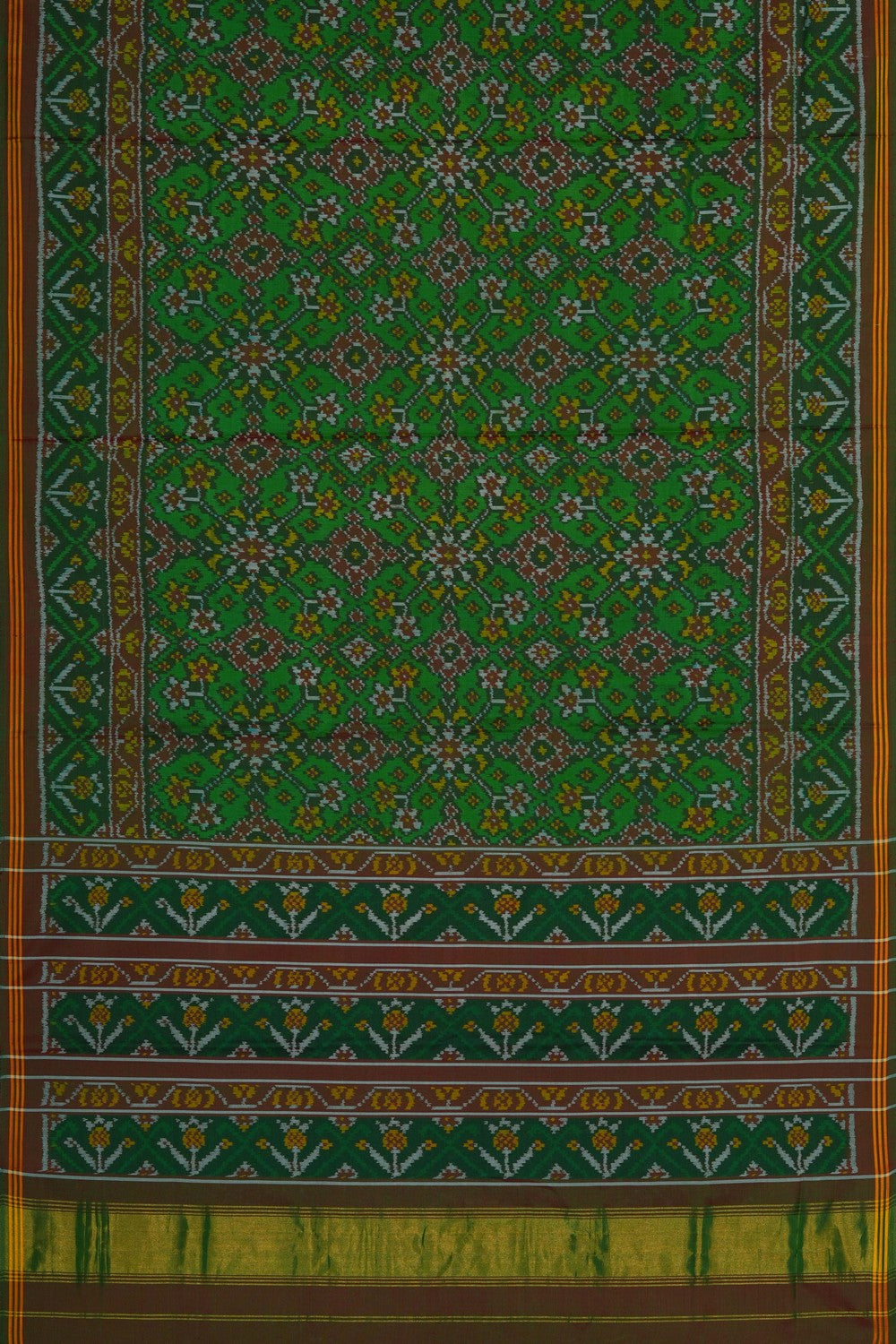 Image of Rajkot Silk Green Saree