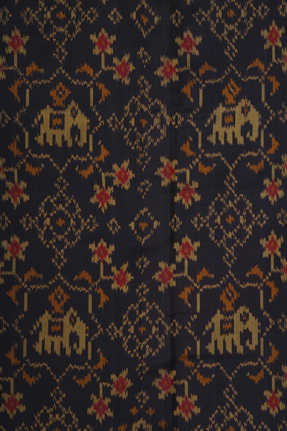 Image of Rajkot Silk Navy Blue Saree