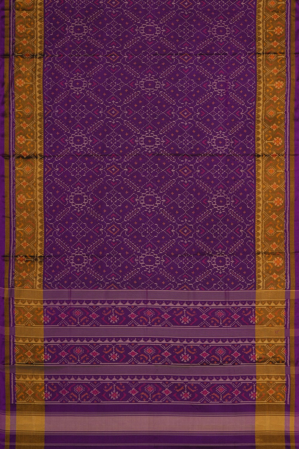Image of Rajkot Silk Purple Saree